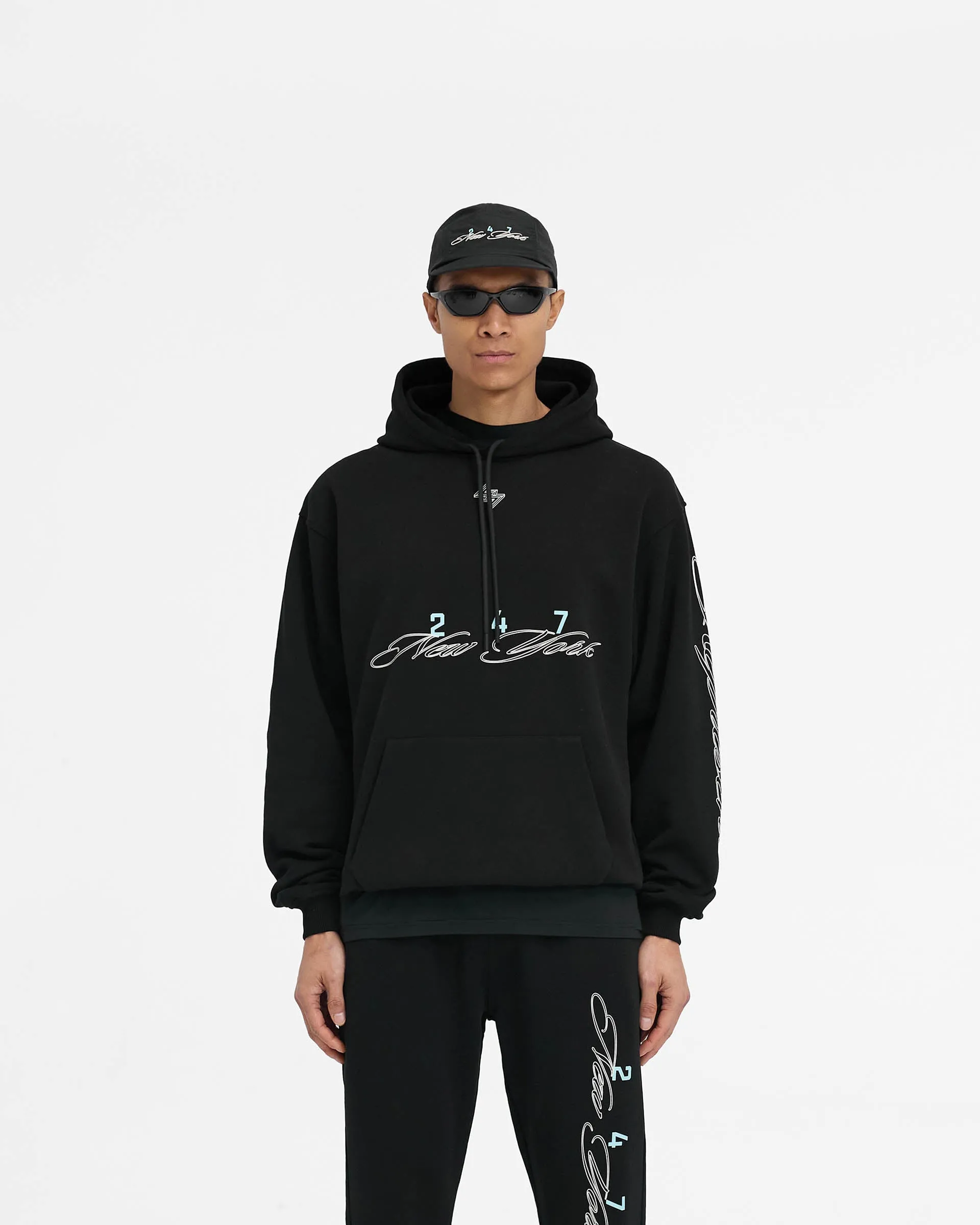 247 New York Hoodie - Black sold by Represent product image thumbnail 3