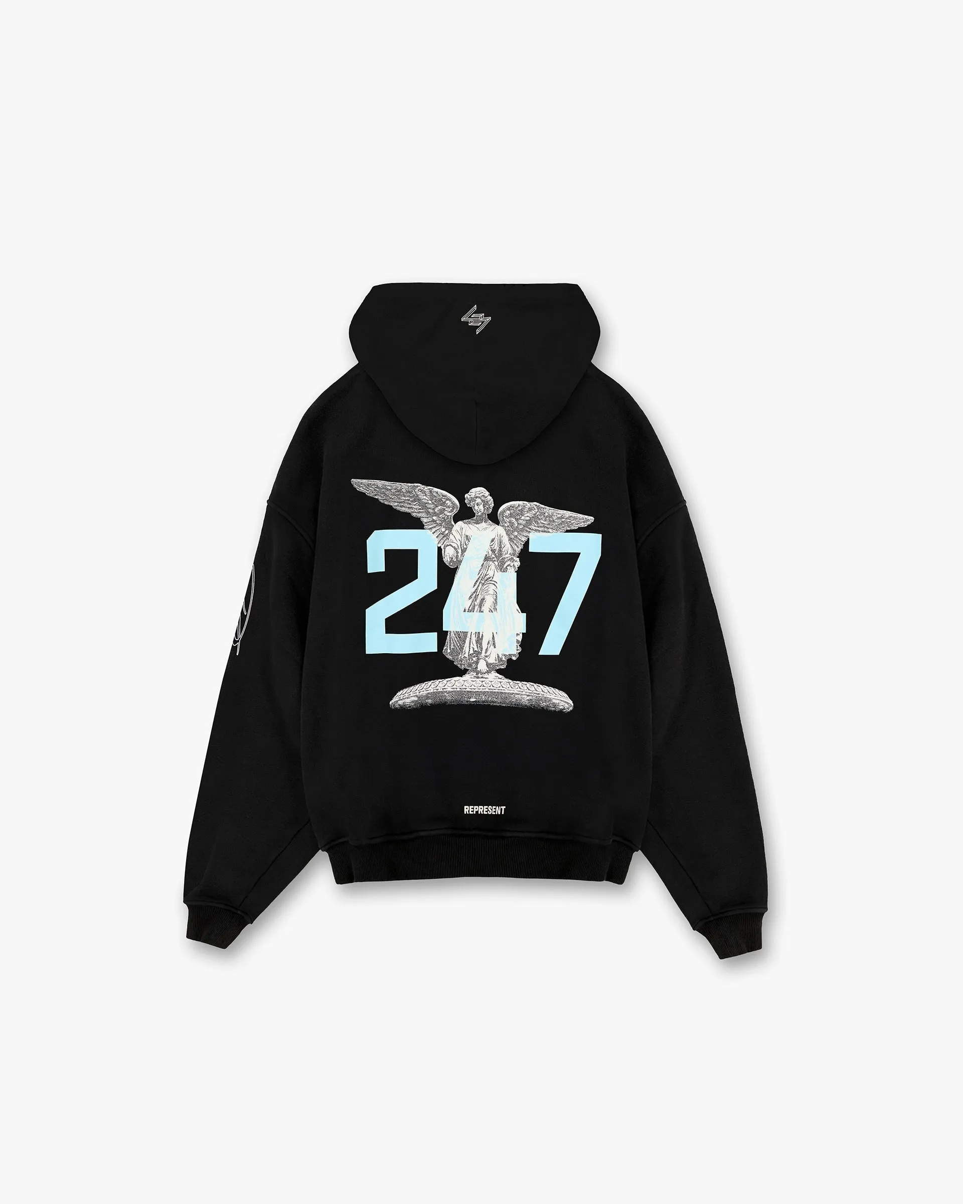 247 New York Hoodie - Black sold by Represent product image thumbnail 2