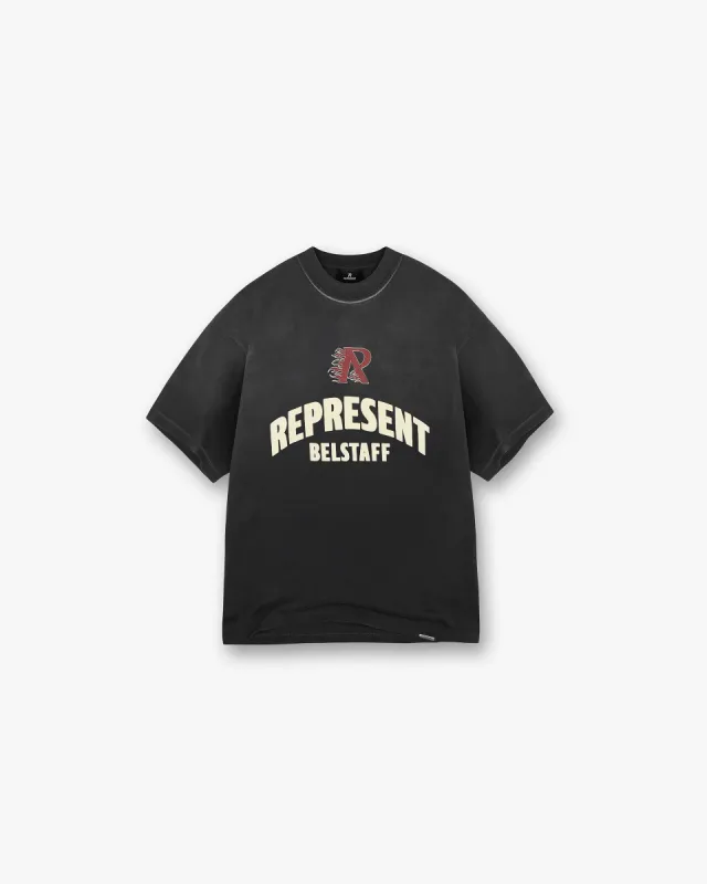 Represent X Belstaff Flame Phoenix T-Shirt - Shadow made by Represent