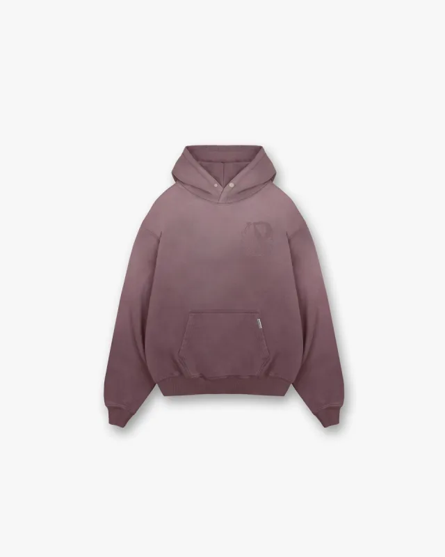 Represent X Belstaff Outline Phoenix Hoodie - Plum made by Represent