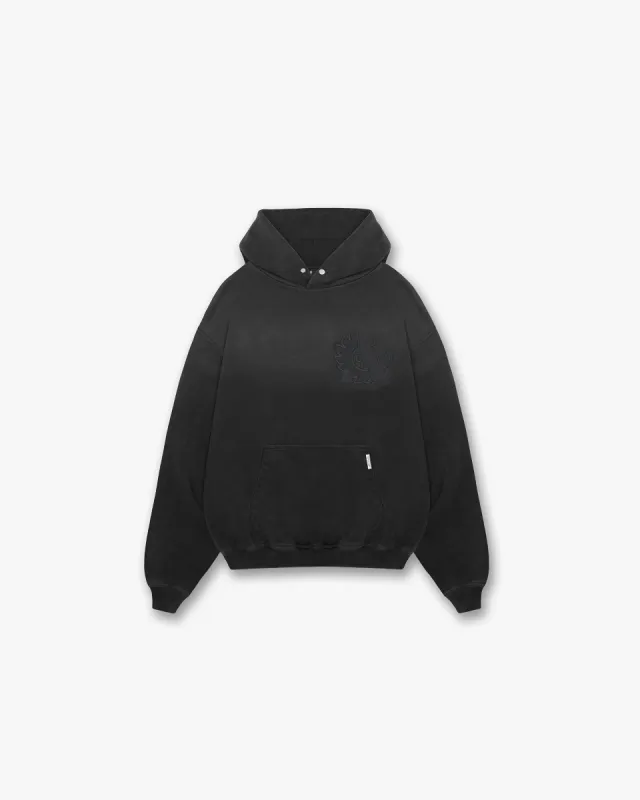 Represent X Belstaff Outline Phoenix Hoodie - Shadow made by Represent
