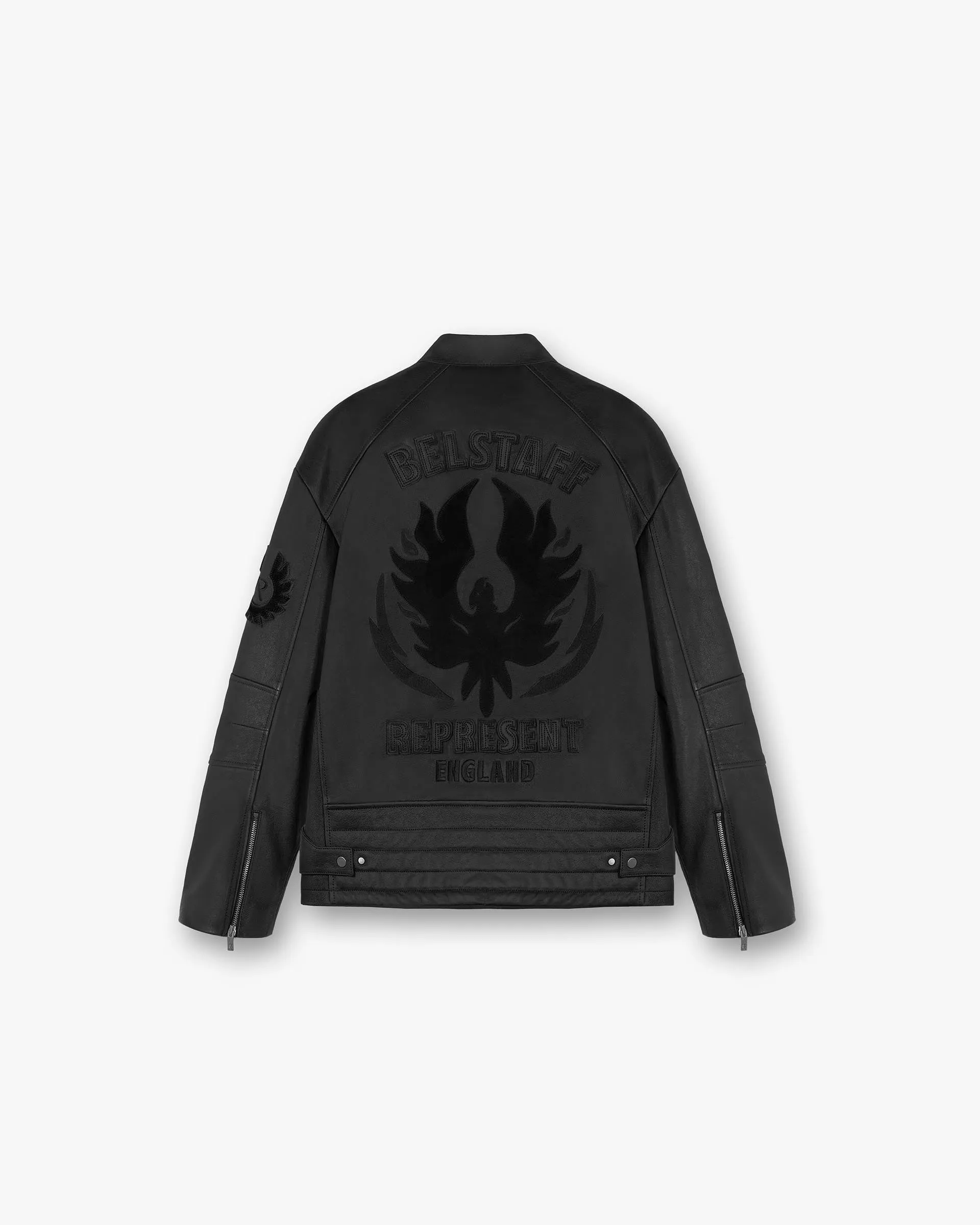 Represent X Belstaff Race Leather Jacket - Black sold by Represent product image thumbnail 2