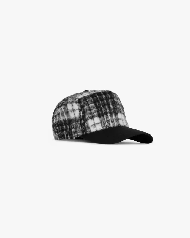 Check Initial Trucker Cap - Jet Black White made by Represent