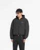 Nylon Hooded Bomber Jacket - Black sold by Represent