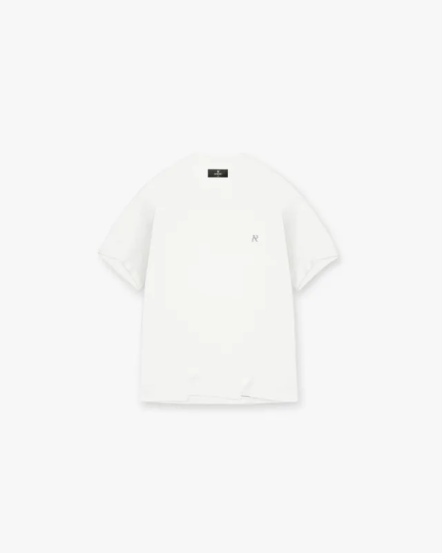 Metal Initial R T-Shirt - Flat White sold by Represent