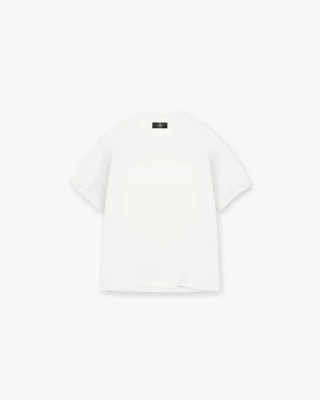 Serif Logo T-Shirt - Flat White sold by Represent