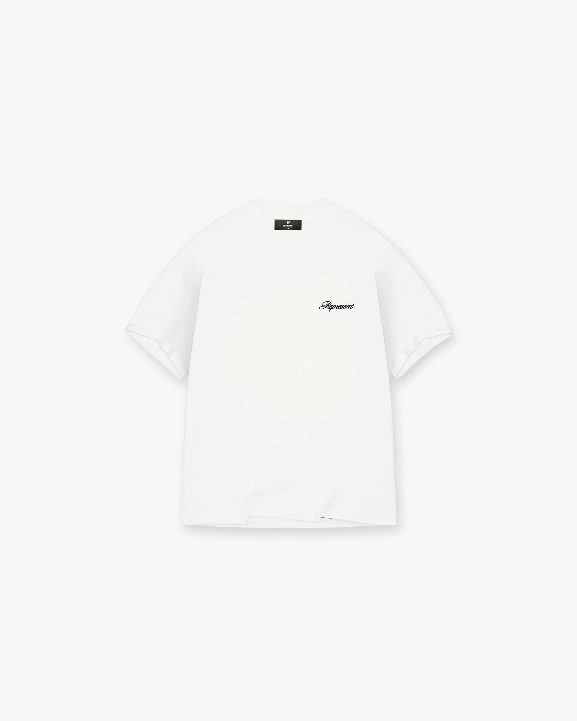 Script Logo T-Shirt - Flat White sold by Represent