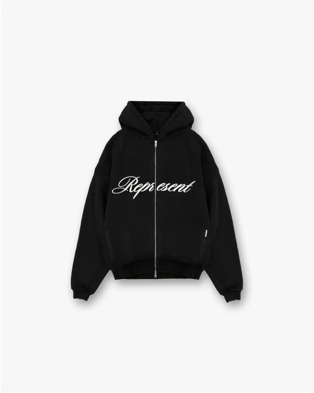 REVENGE Contrast Embroidered ジップ パーカー○関送無料○ REVENGE Contrast Embroidered ジップ パーカー○関送無料