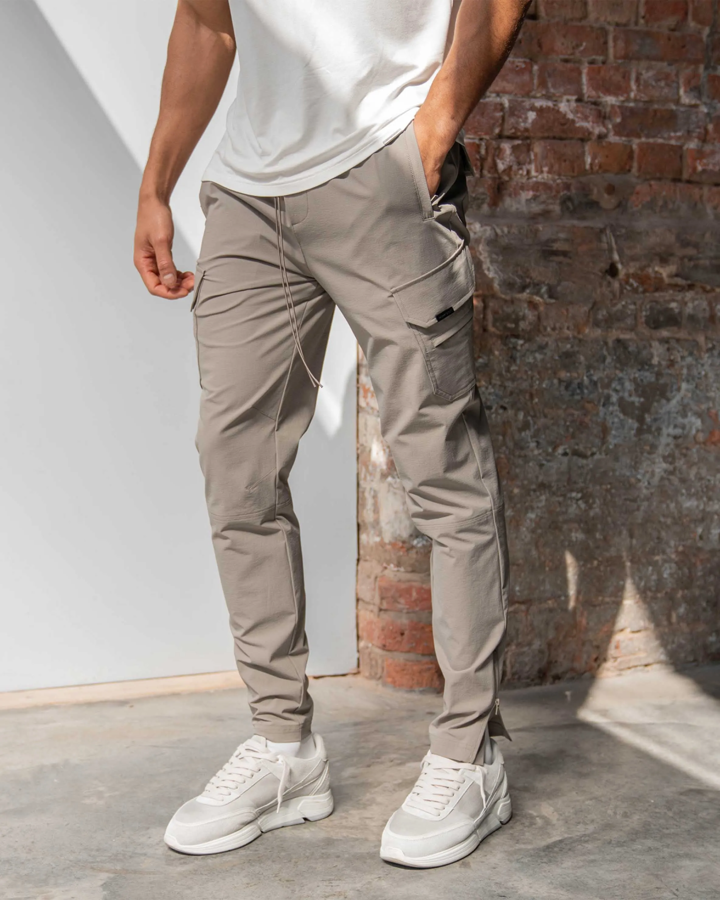 247 Zip Pant - Taupe sold by Represent product image thumbnail 2