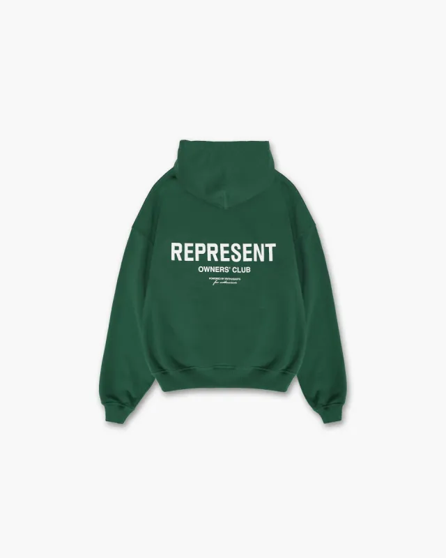 Represent Owners Club Hoodie - Racing Green sold by Represent