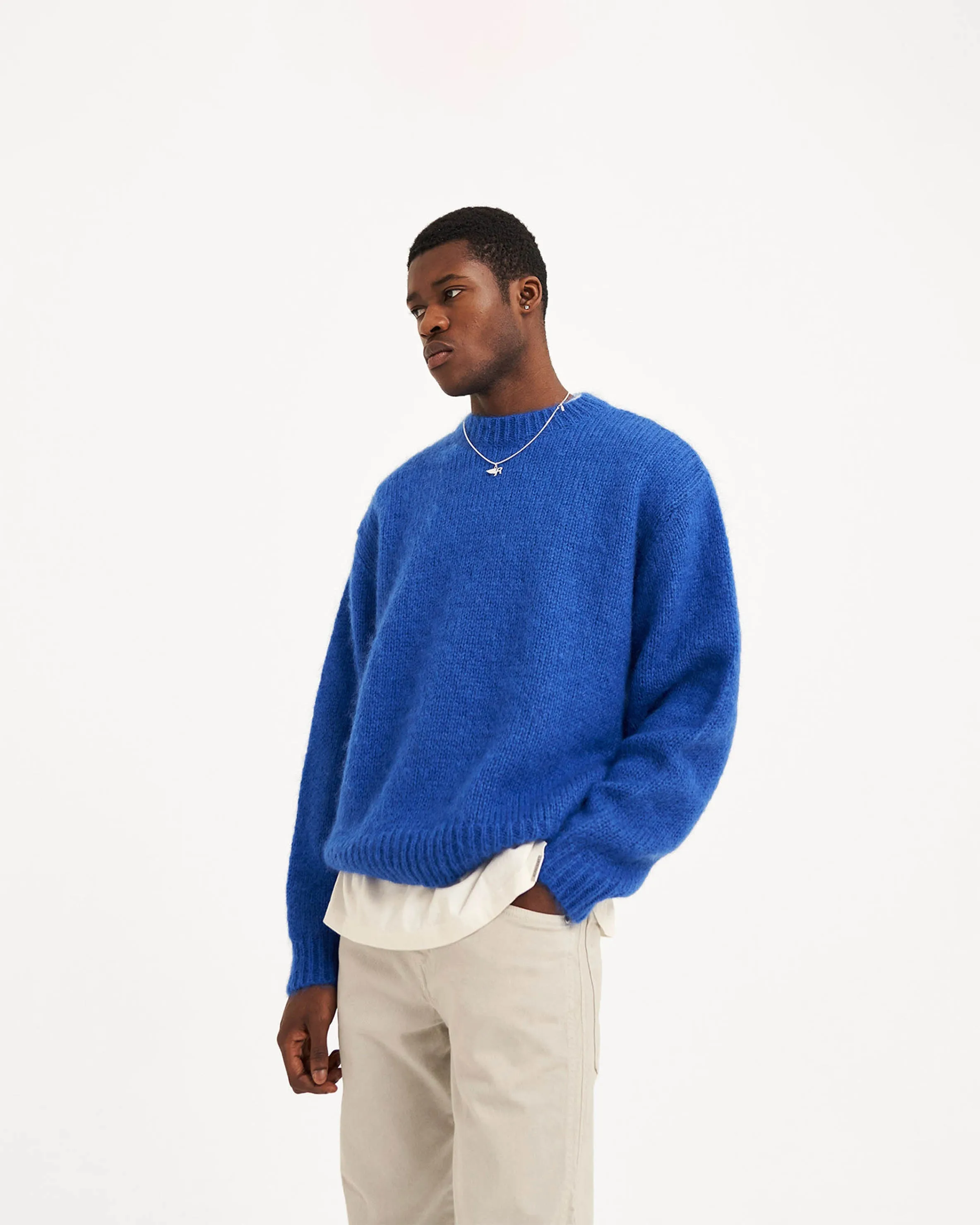 Mohair Sweater - Cobalt sold by Represent product image thumbnail 2
