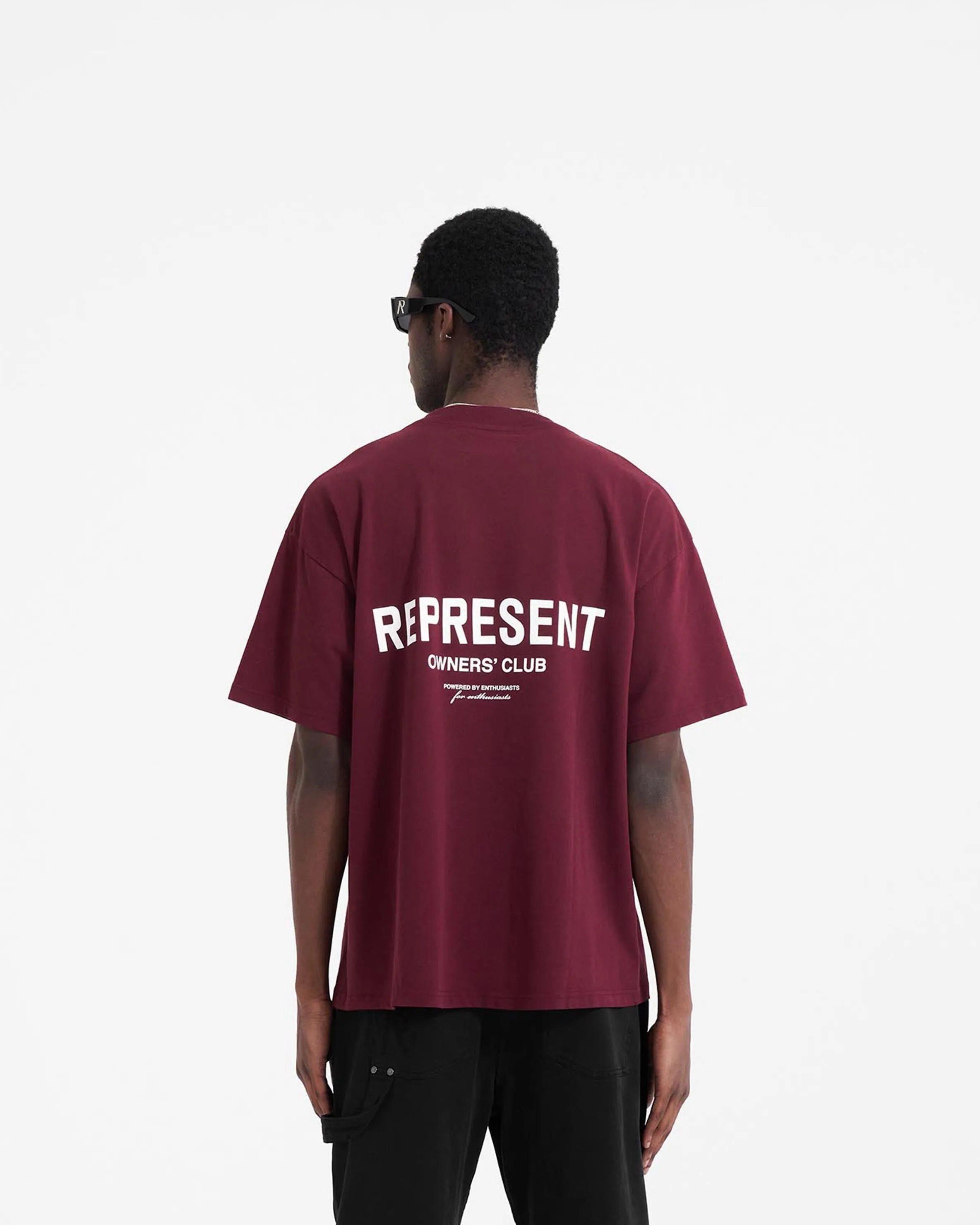 Represent Owners Club T-Shirt - Maroon sold by Represent product image thumbnail 4