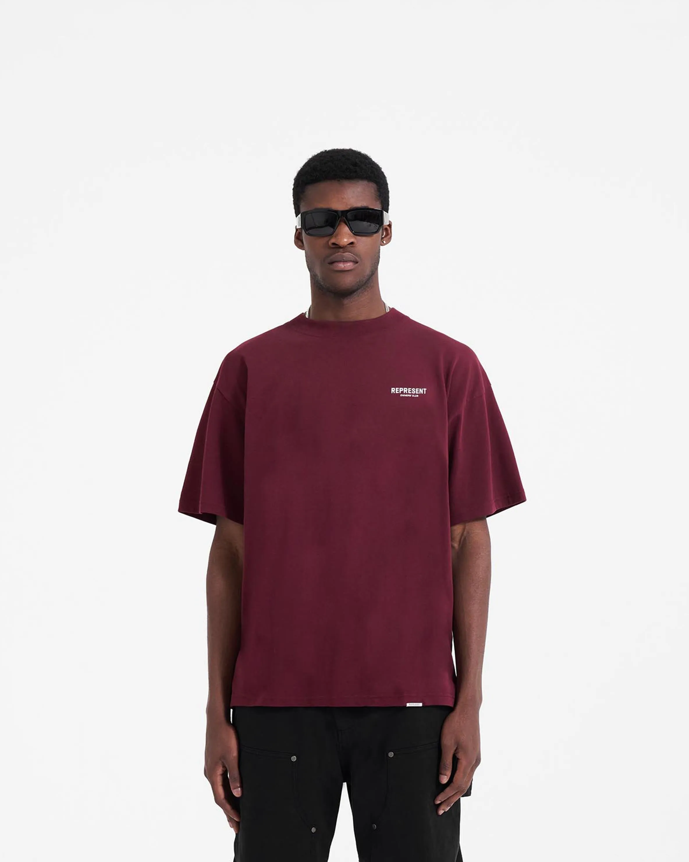 Represent Owners Club T-Shirt - Maroon sold by Represent product image thumbnail 3