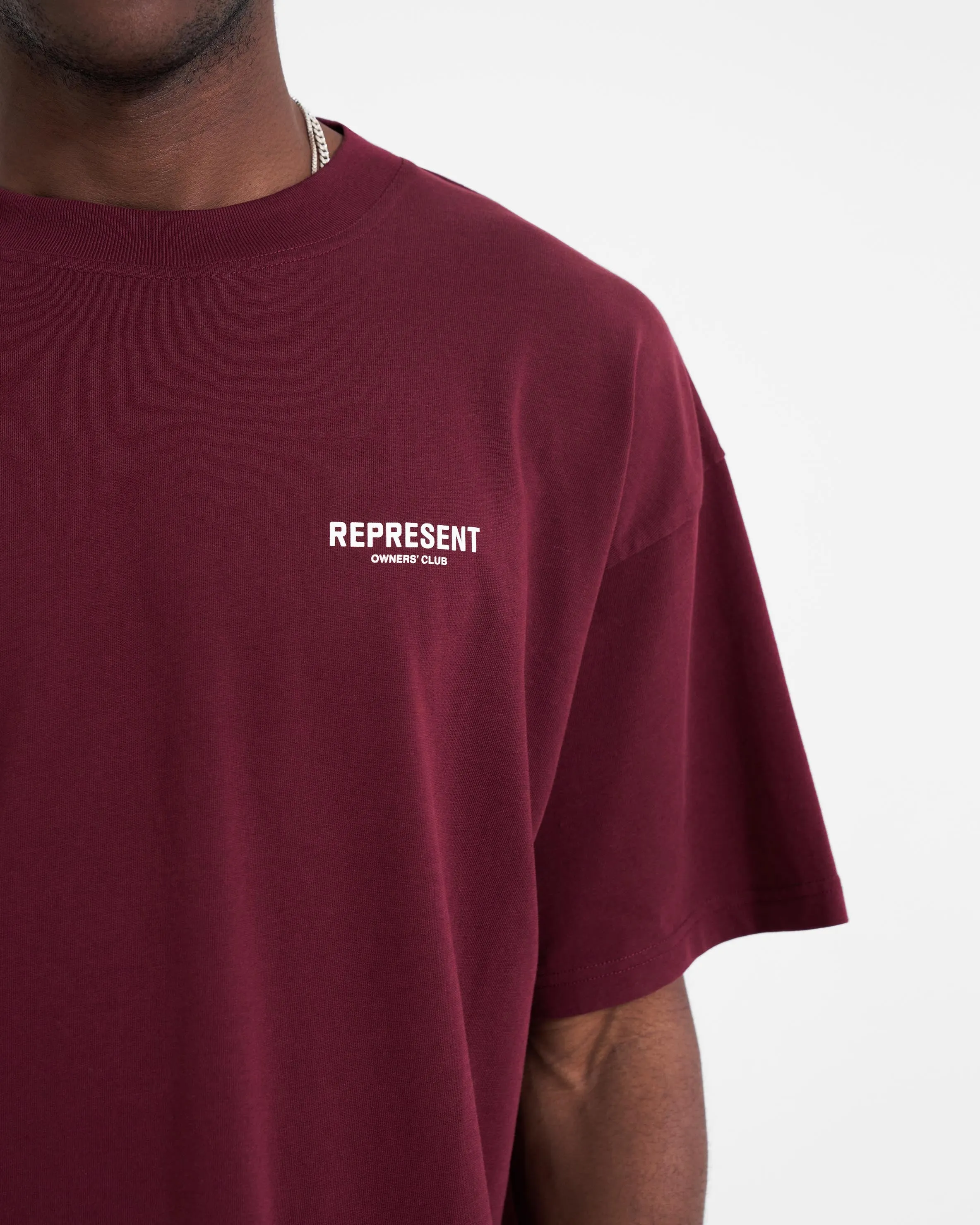 Represent Owners Club T-Shirt - Maroon sold by Represent product image thumbnail 5