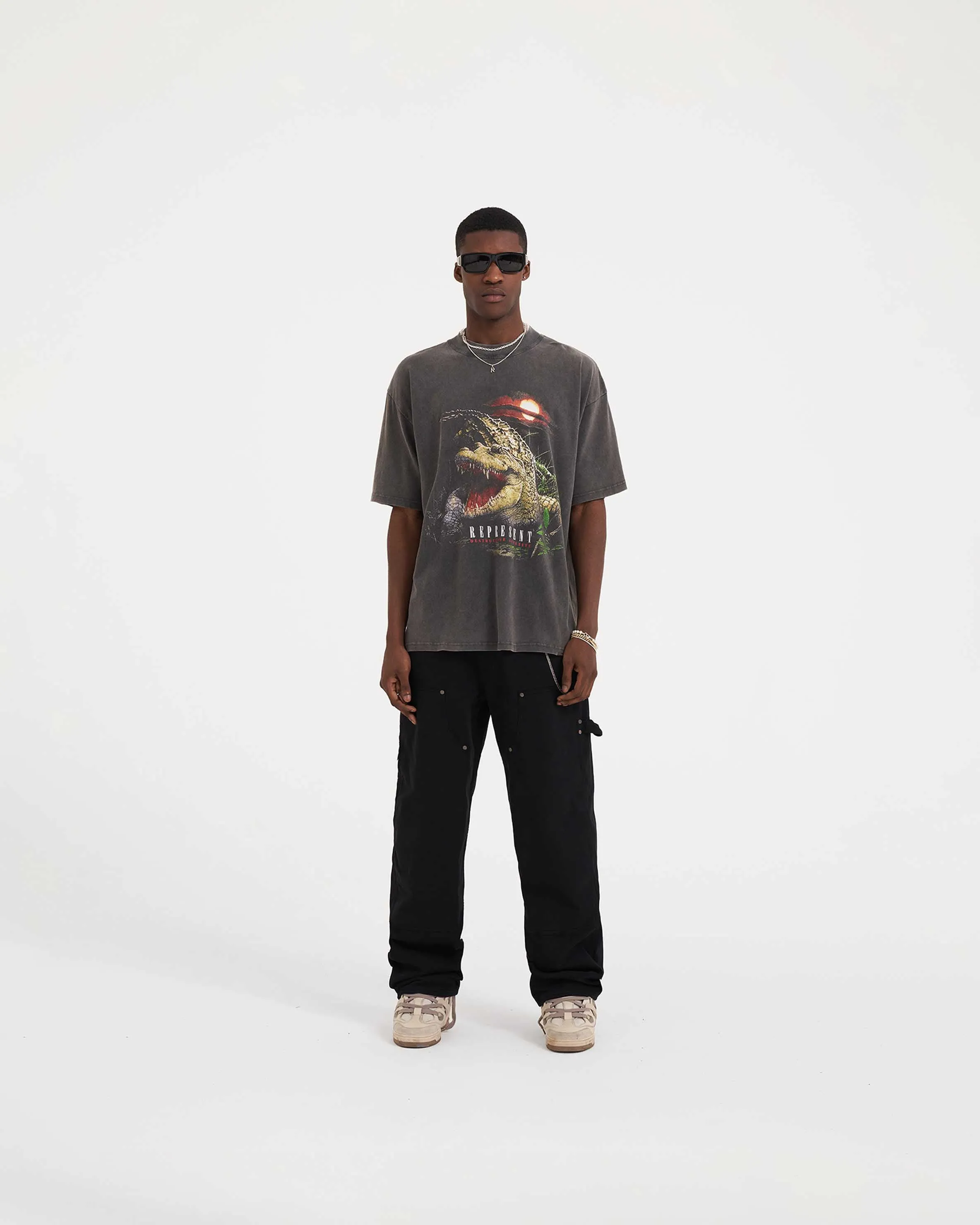 Destructive Appetite T-Shirt - Vintage Grey sold by Represent product image thumbnail 4