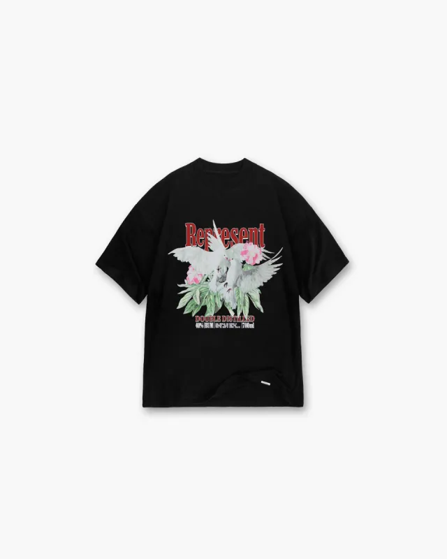 Double Distilled T-Shirt - Off Black sold by Represent