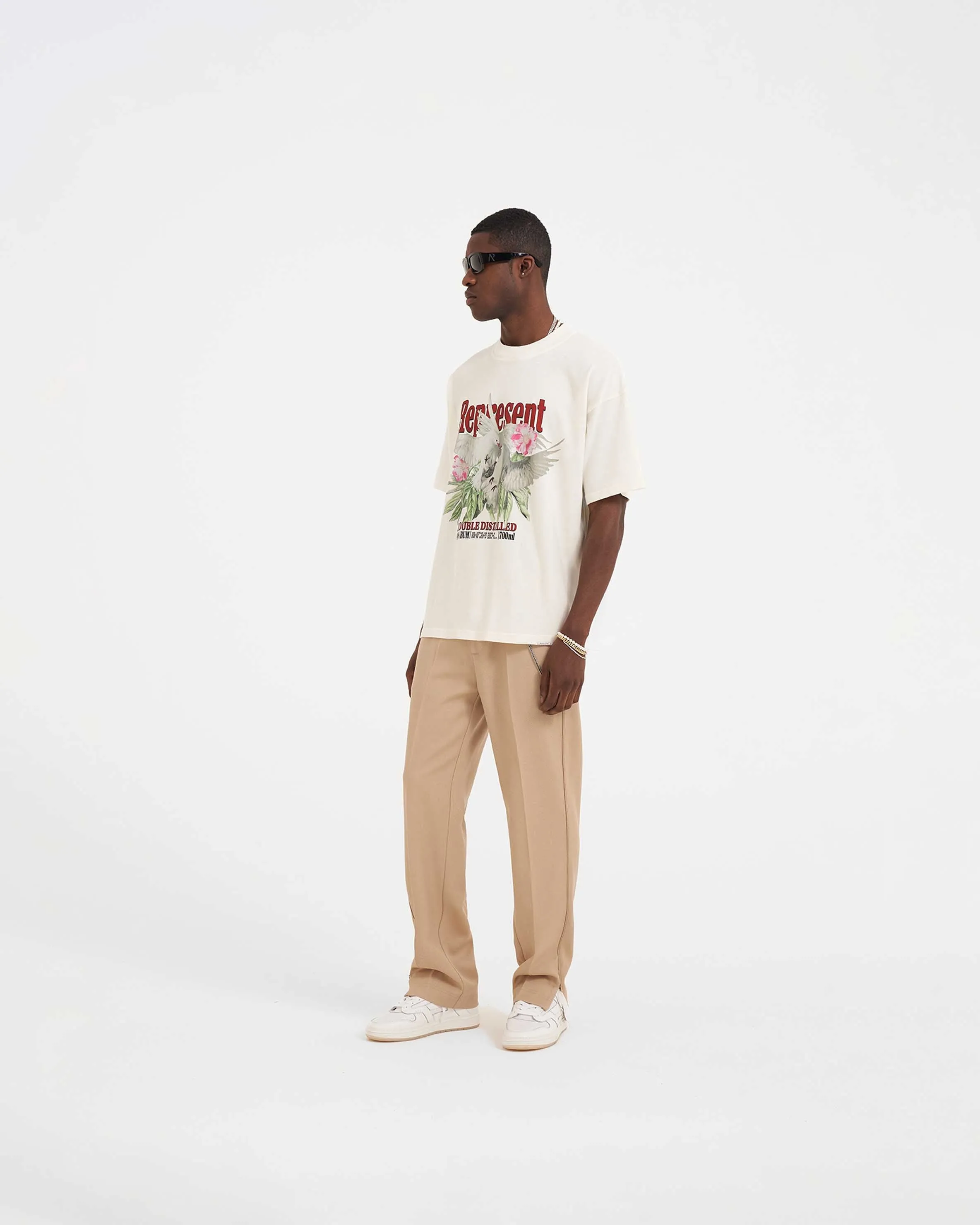 Double Distilled T-Shirt - Flat White sold by Represent product image thumbnail 3