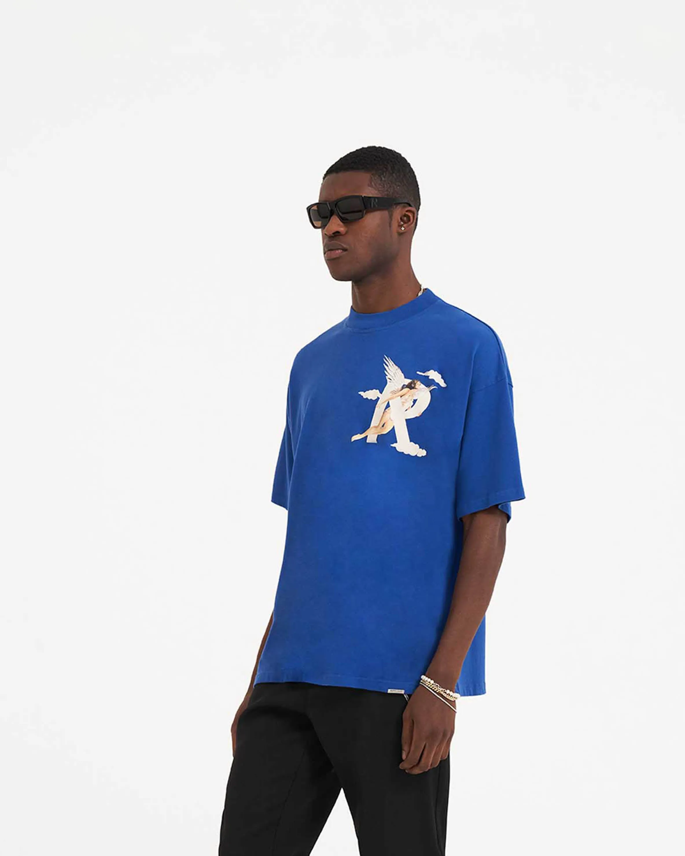 Storms In Heaven T-Shirt - Cobalt sold by Represent product image thumbnail 4