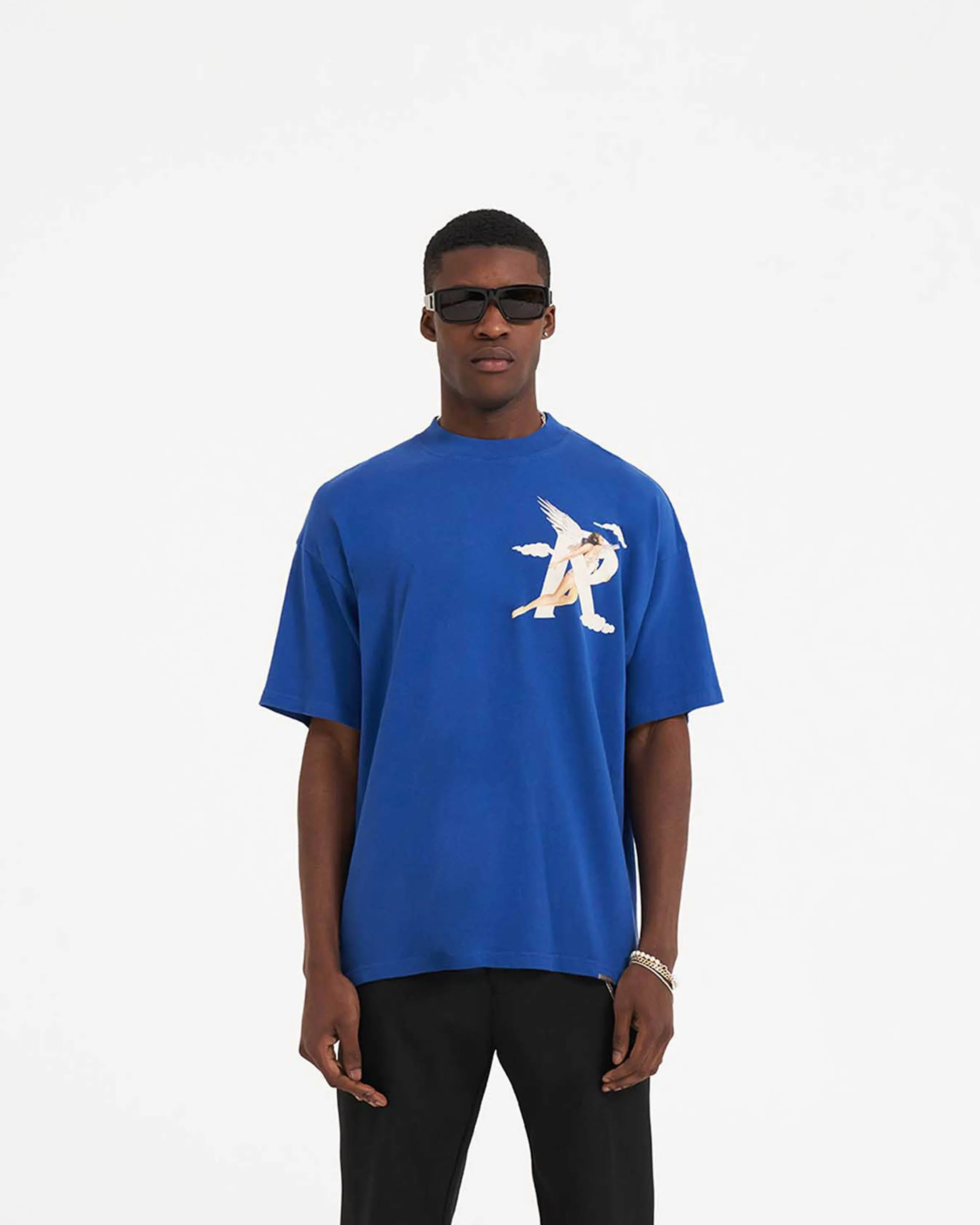 Storms In Heaven T-Shirt - Cobalt sold by Represent product image thumbnail 3