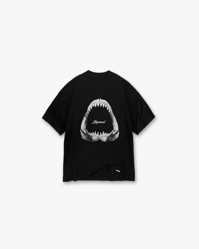 Shark Jaws T-Shirt - Off Black sold by Represent