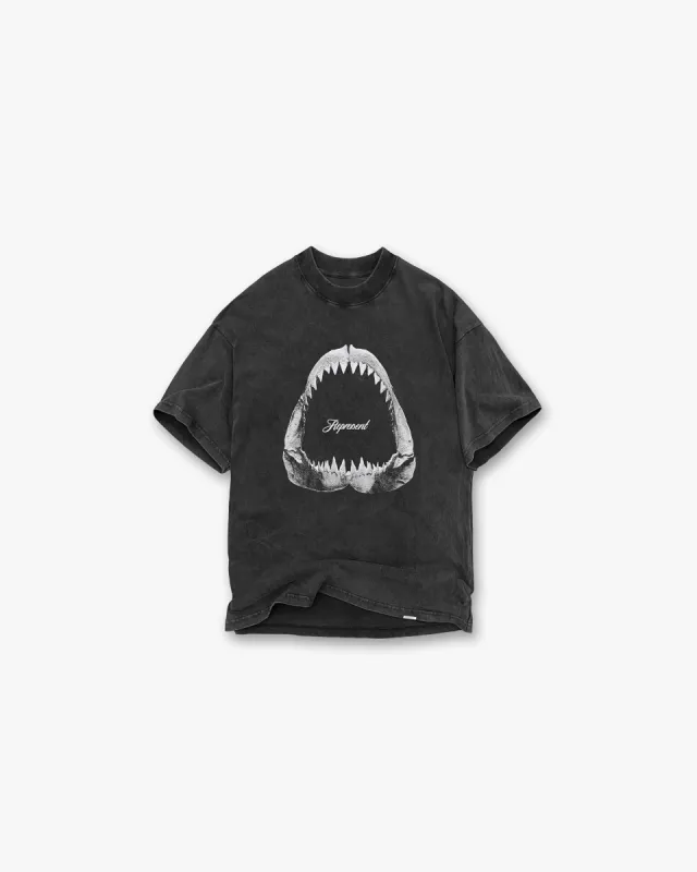 Shark Jaws T-Shirt - Vintage Grey sold by Represent
