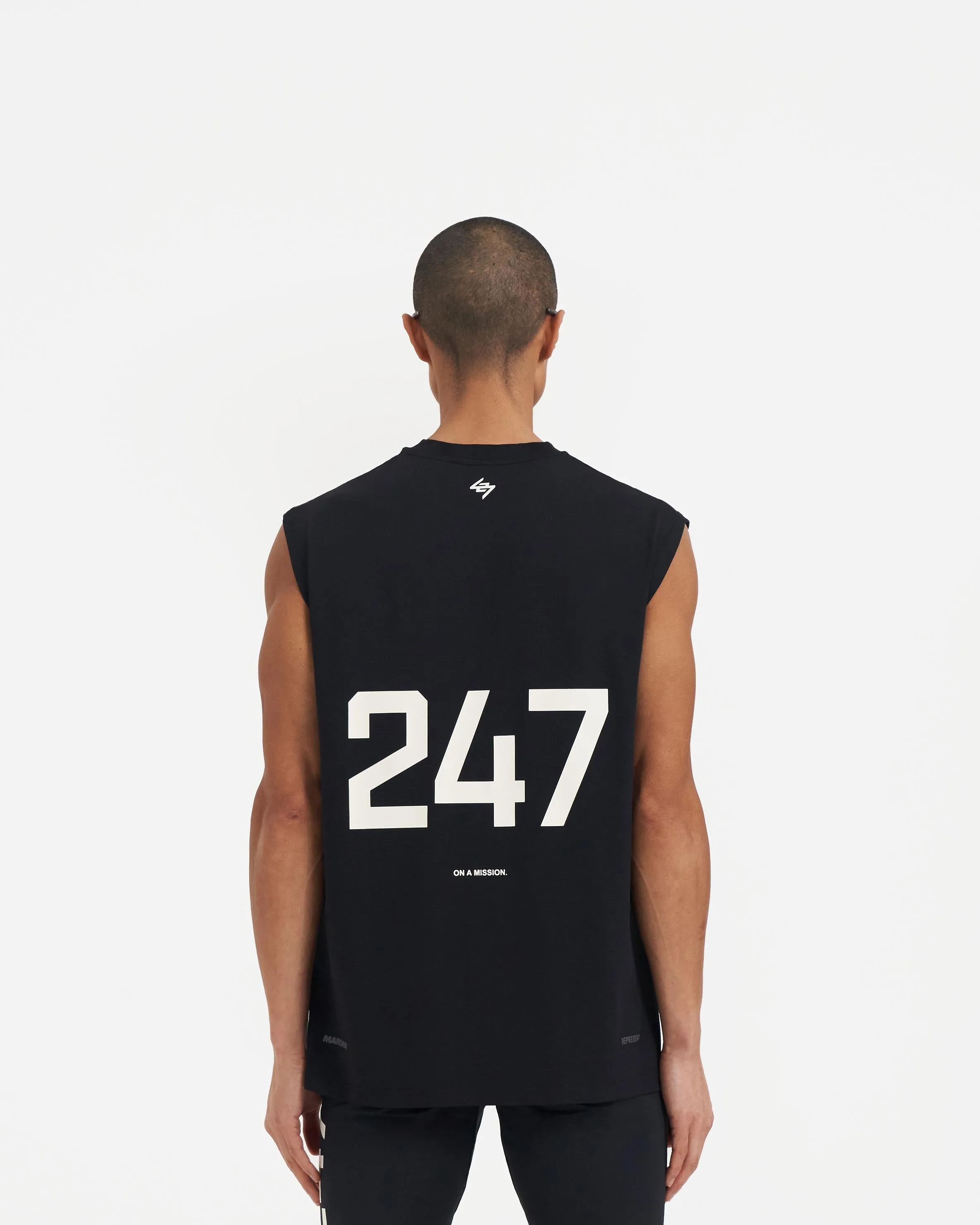Team 247 Oversized Tank x Marchon - Black sold by Represent product image thumbnail 4