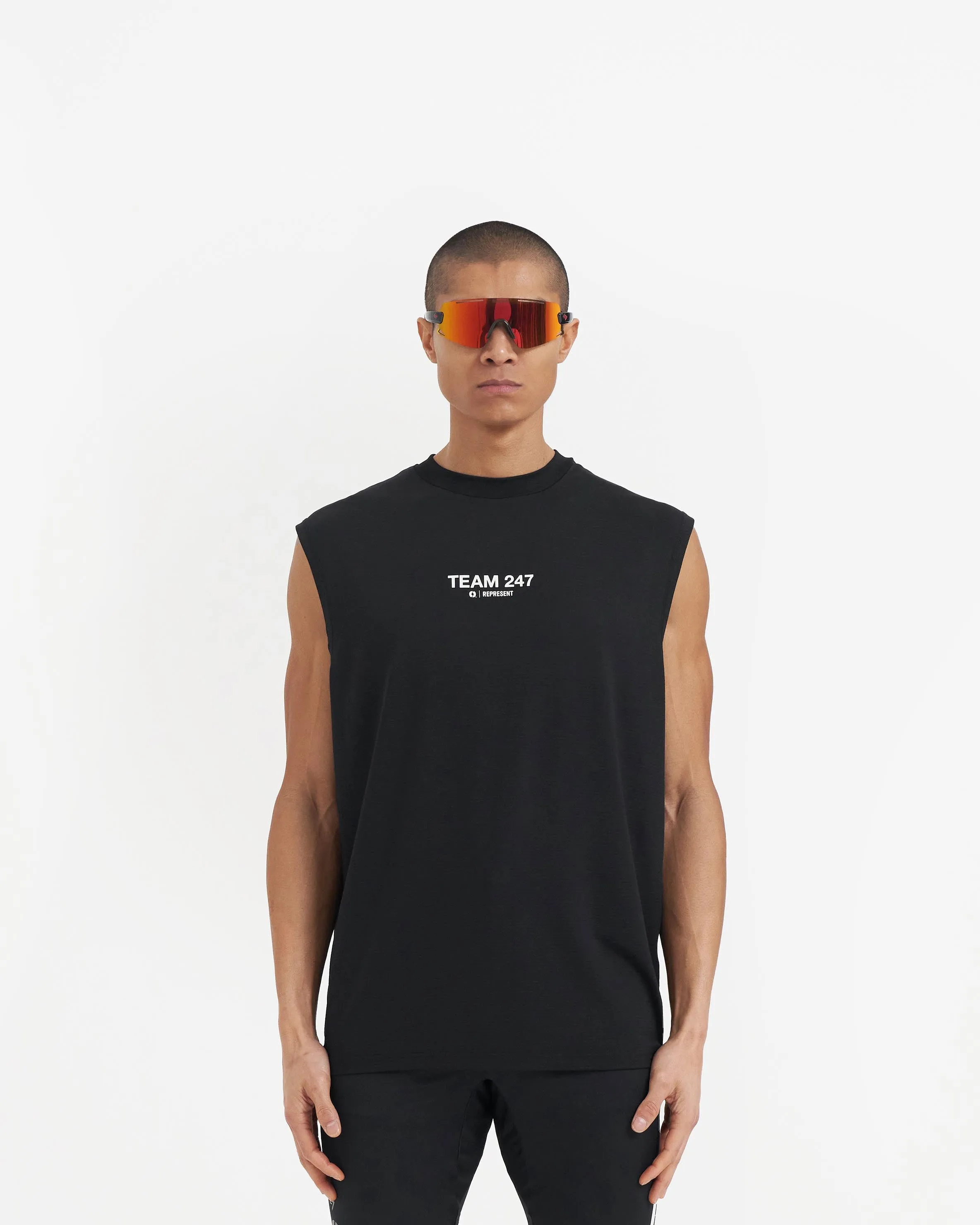 Team 247 Oversized Tank x Marchon - Black sold by Represent product image thumbnail 3
