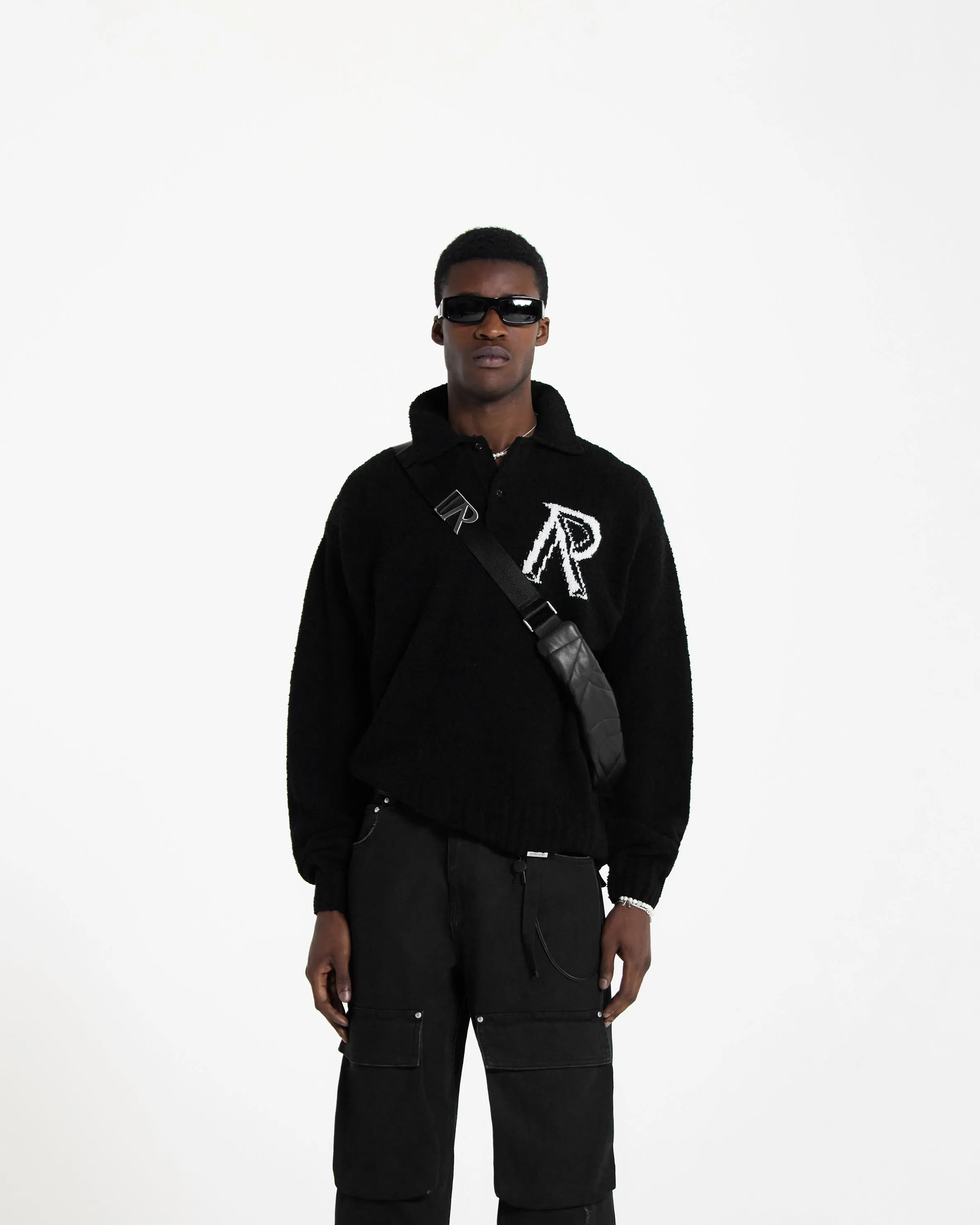 Initial Boucle Polo - Jet Black sold by Represent product image thumbnail 3