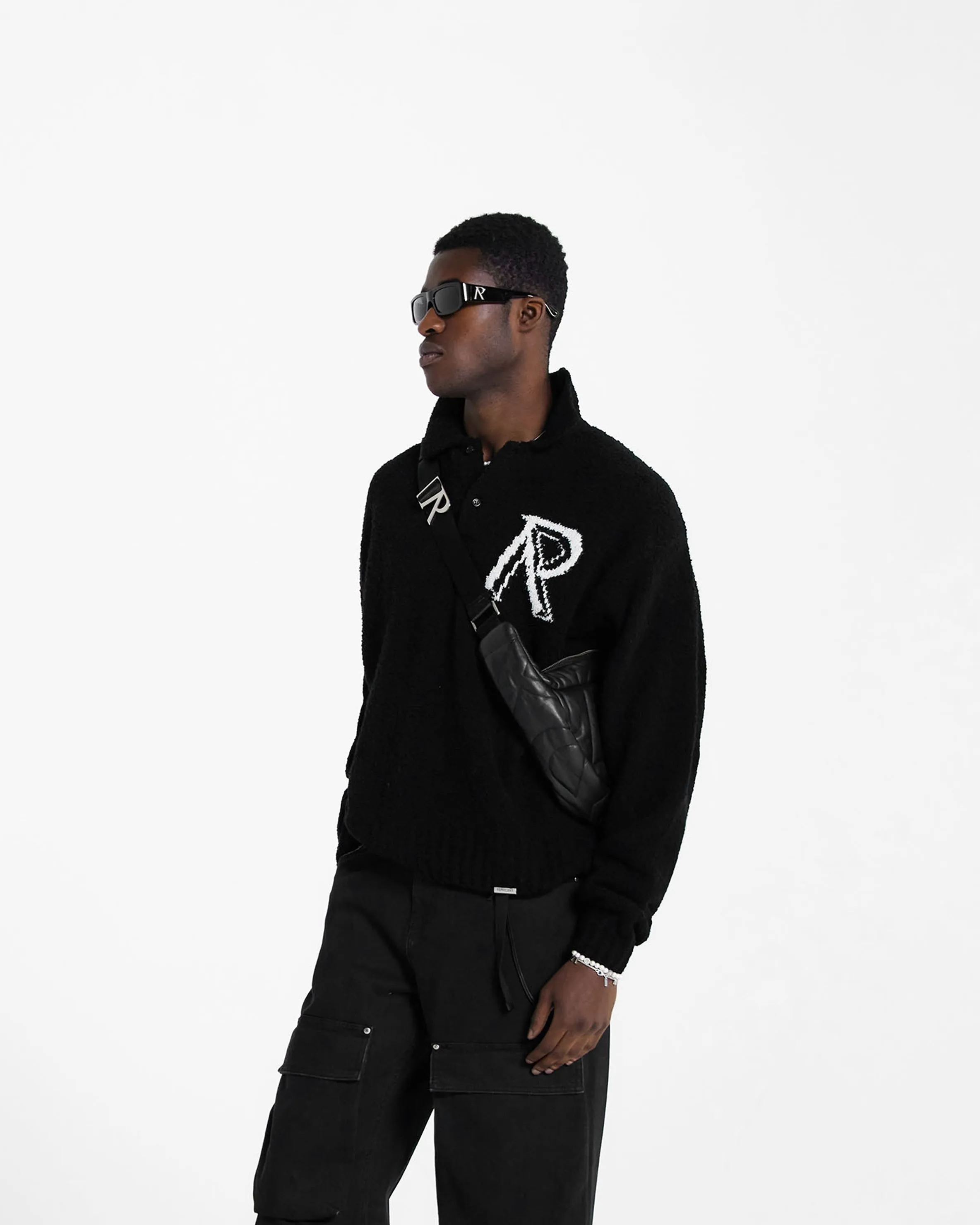 Initial Boucle Polo - Jet Black sold by Represent product image thumbnail 4
