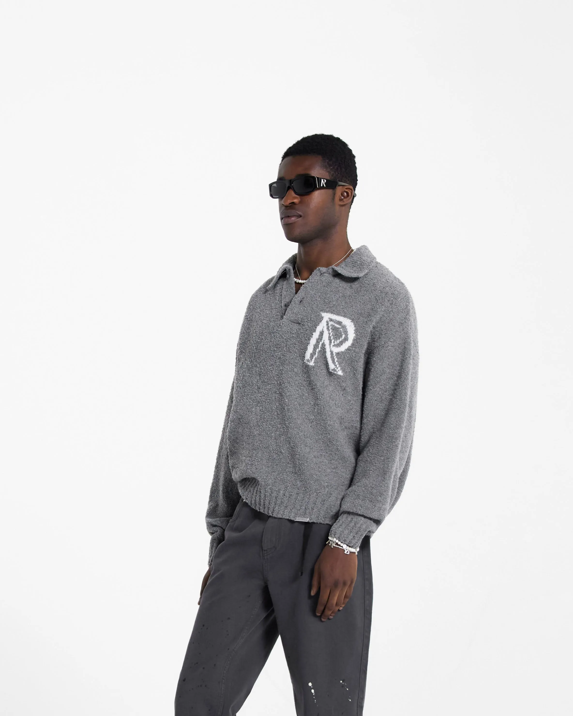 Initial Boucle Polo - Grey sold by Represent product image thumbnail 4