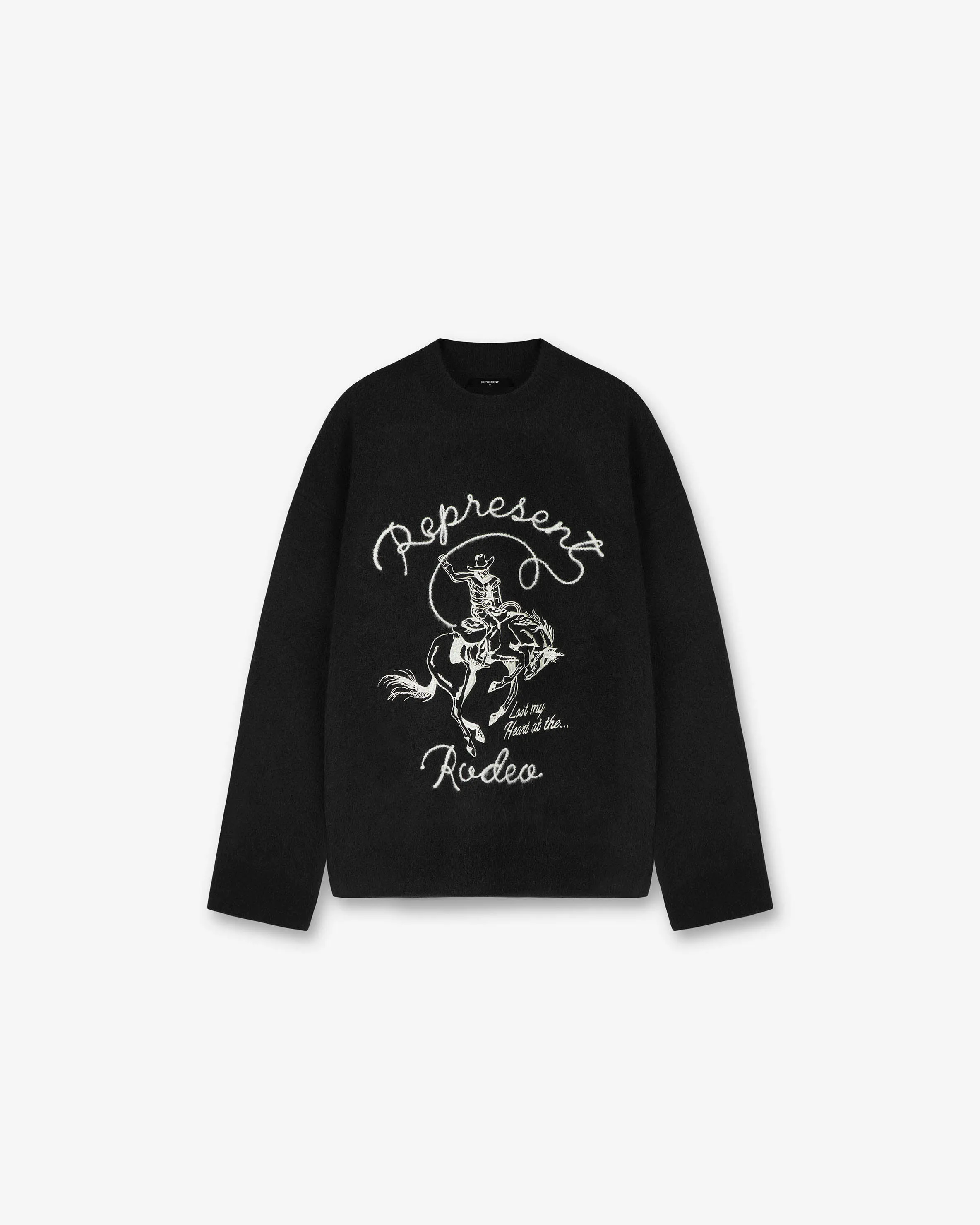 Western Knit Sweatshirt - Jet Black sold by Represent