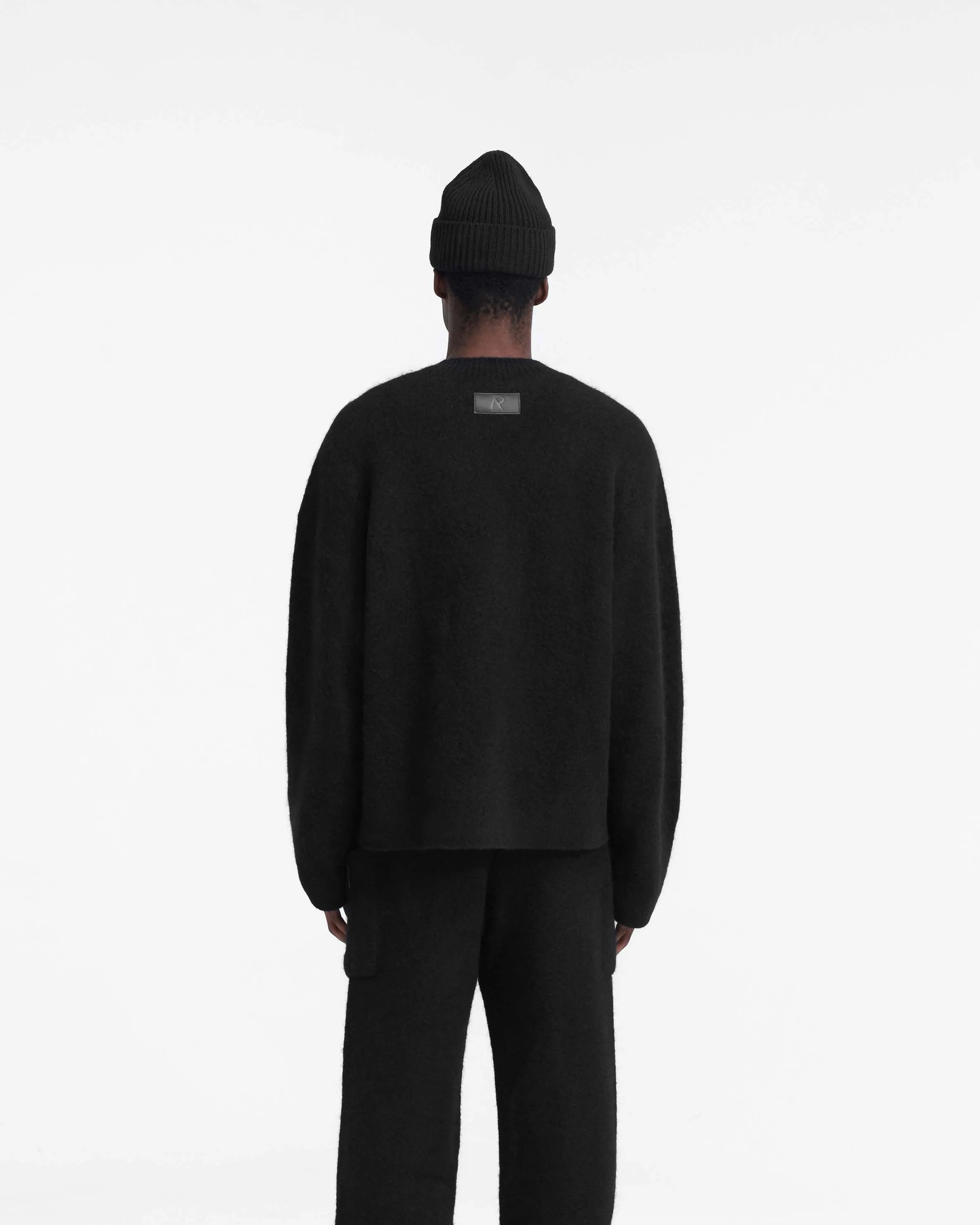 Western Knit Sweatshirt - Jet Black sold by Represent product image thumbnail 4