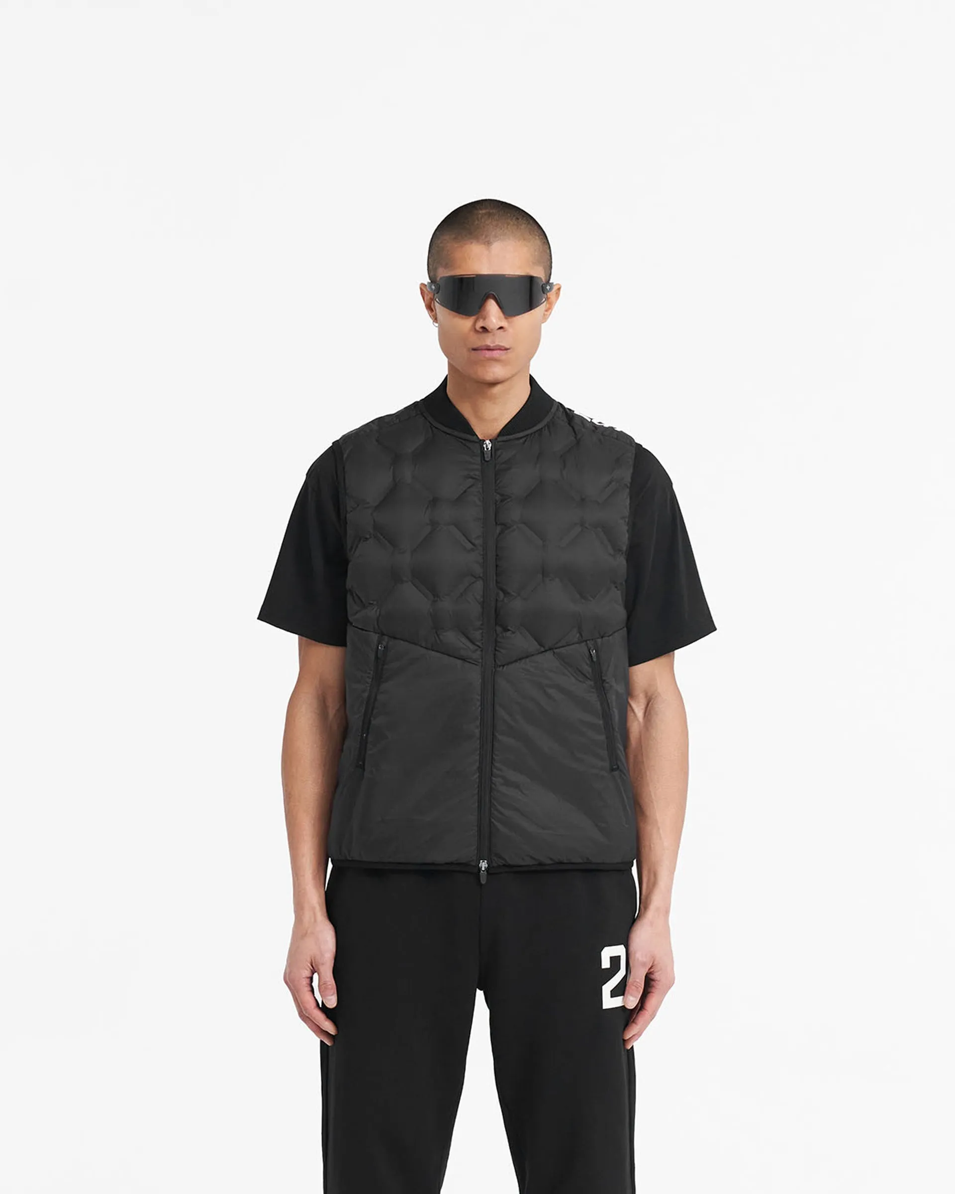247 Lightweight Gilet - Black sold by Represent product image thumbnail 3
