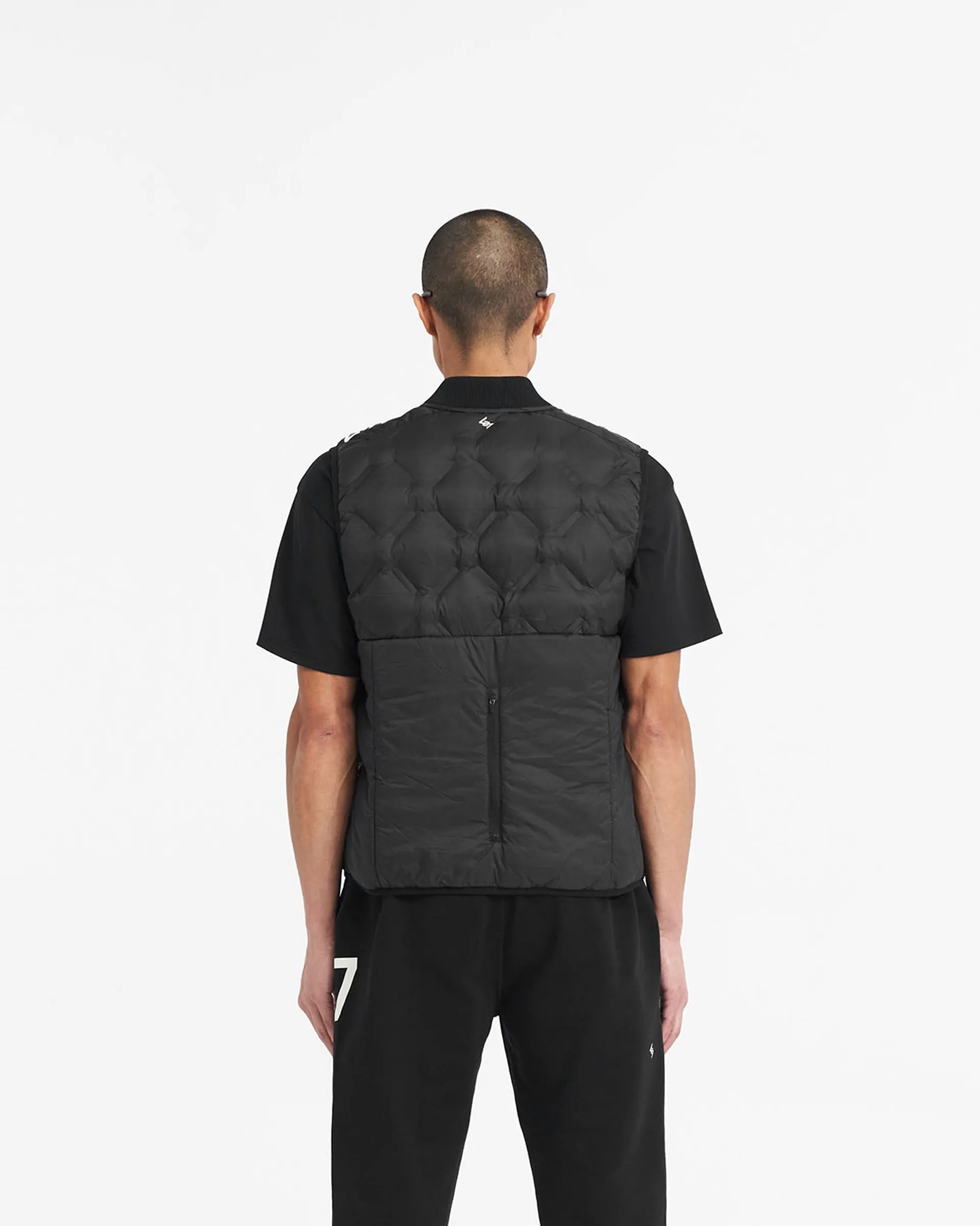 247 Lightweight Gilet - Black sold by Represent product image thumbnail 4