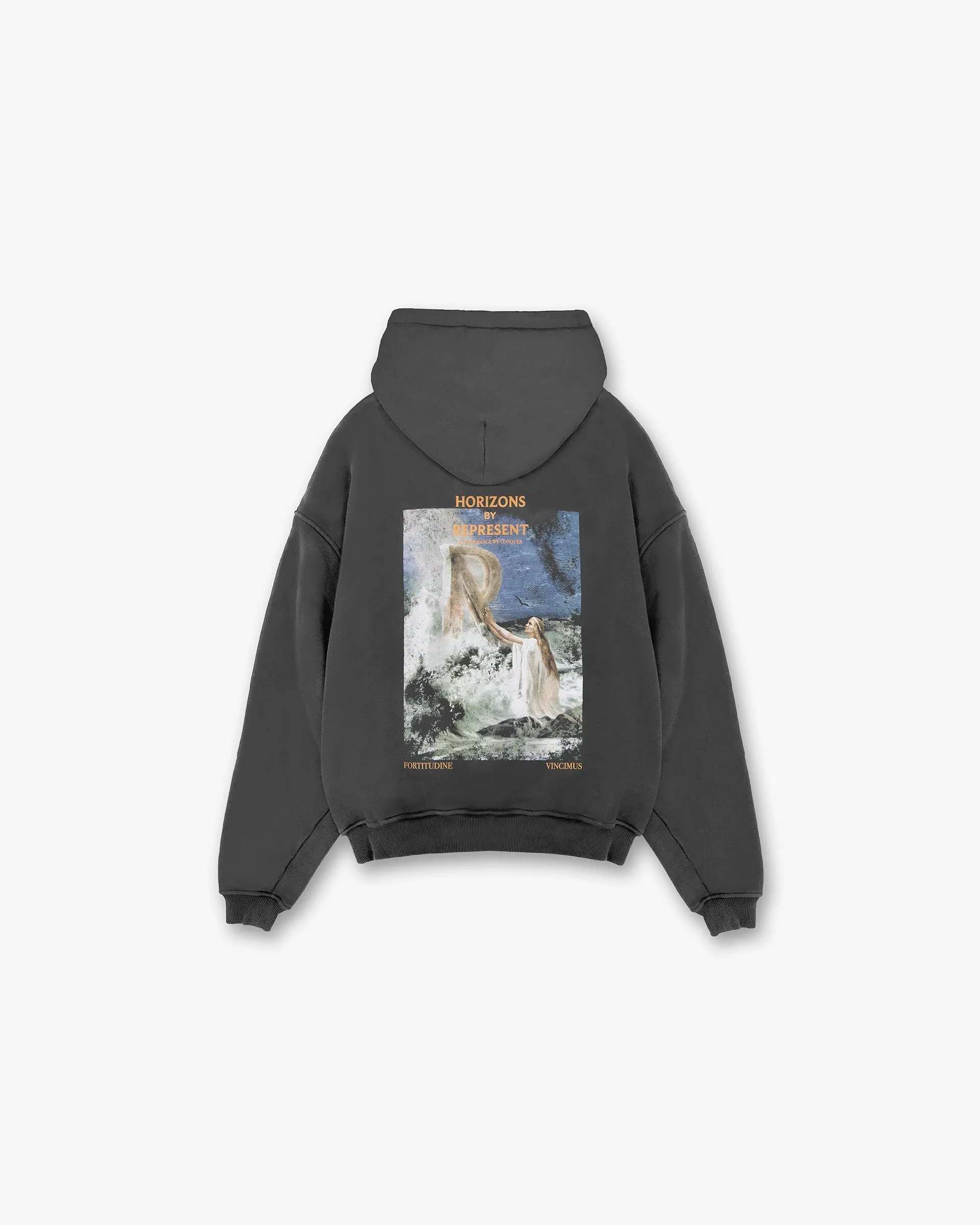 Higher Truth Zip Through Hoodie - Aged Black sold by Represent product image thumbnail 2