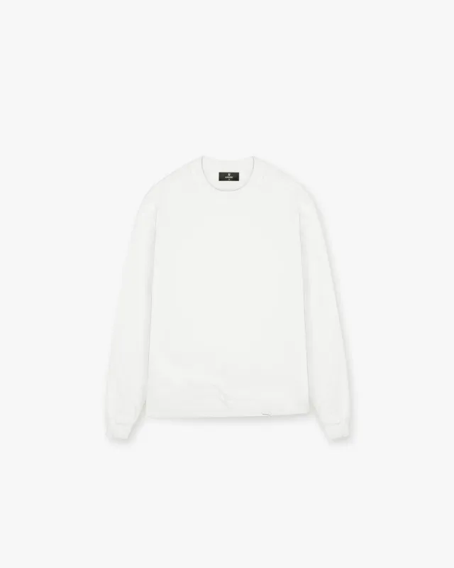 Initial Long Sleeve T-Shirt - Flat White made by Represent