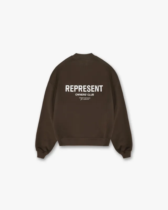 Represent Owners Club Sweater - Brown sold by Represent