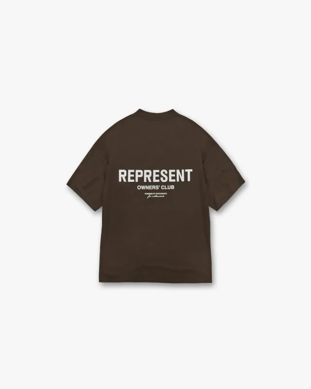 Represent Owners Club T-Shirt - Brown sold by Represent