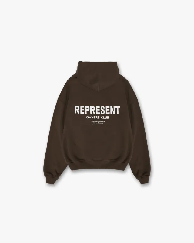Represent Owners Club Hoodie - Brown sold by Represent