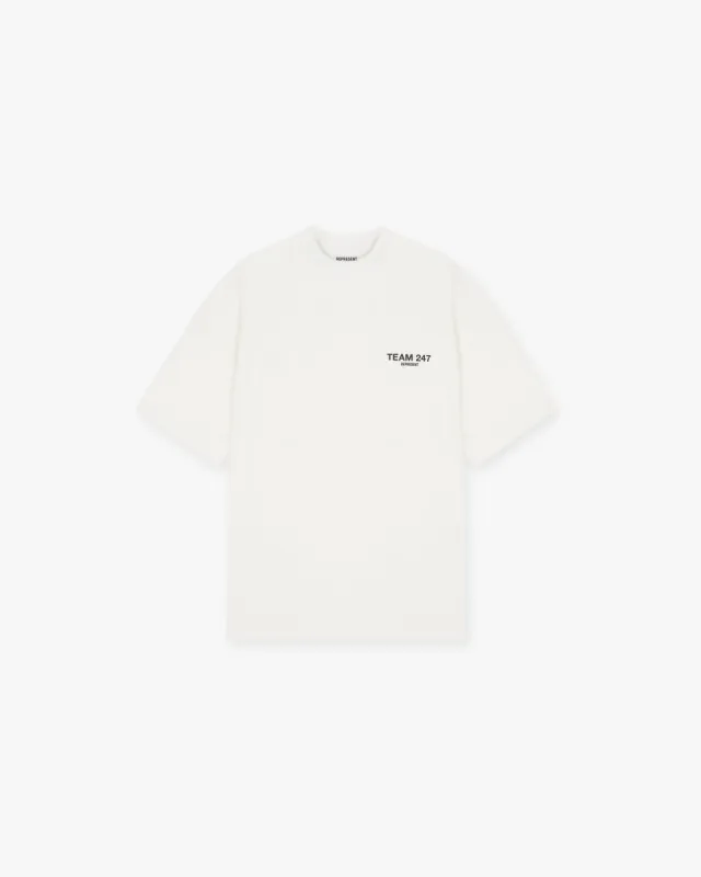 Team 247 Oversized T-Shirt - Flat White sold by Represent