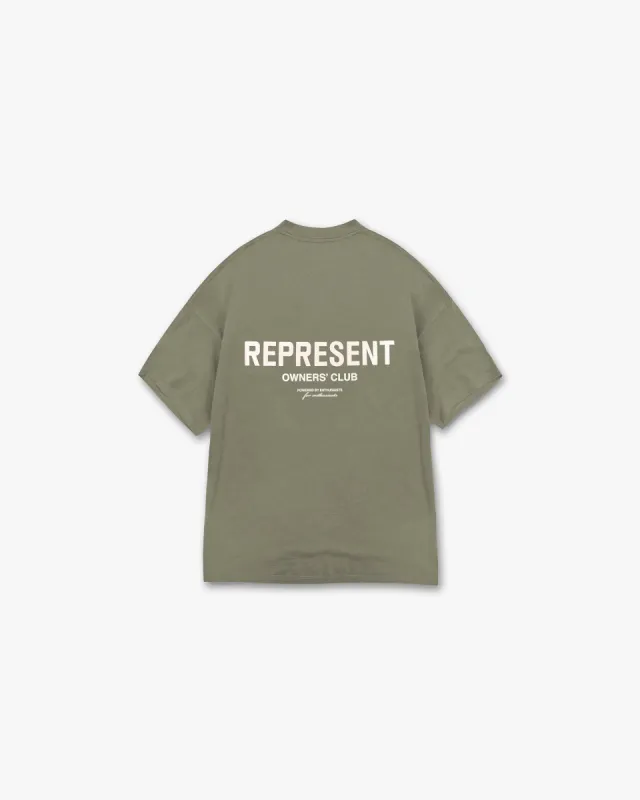 Represent Owners Club T-Shirt - Olive sold by Represent
