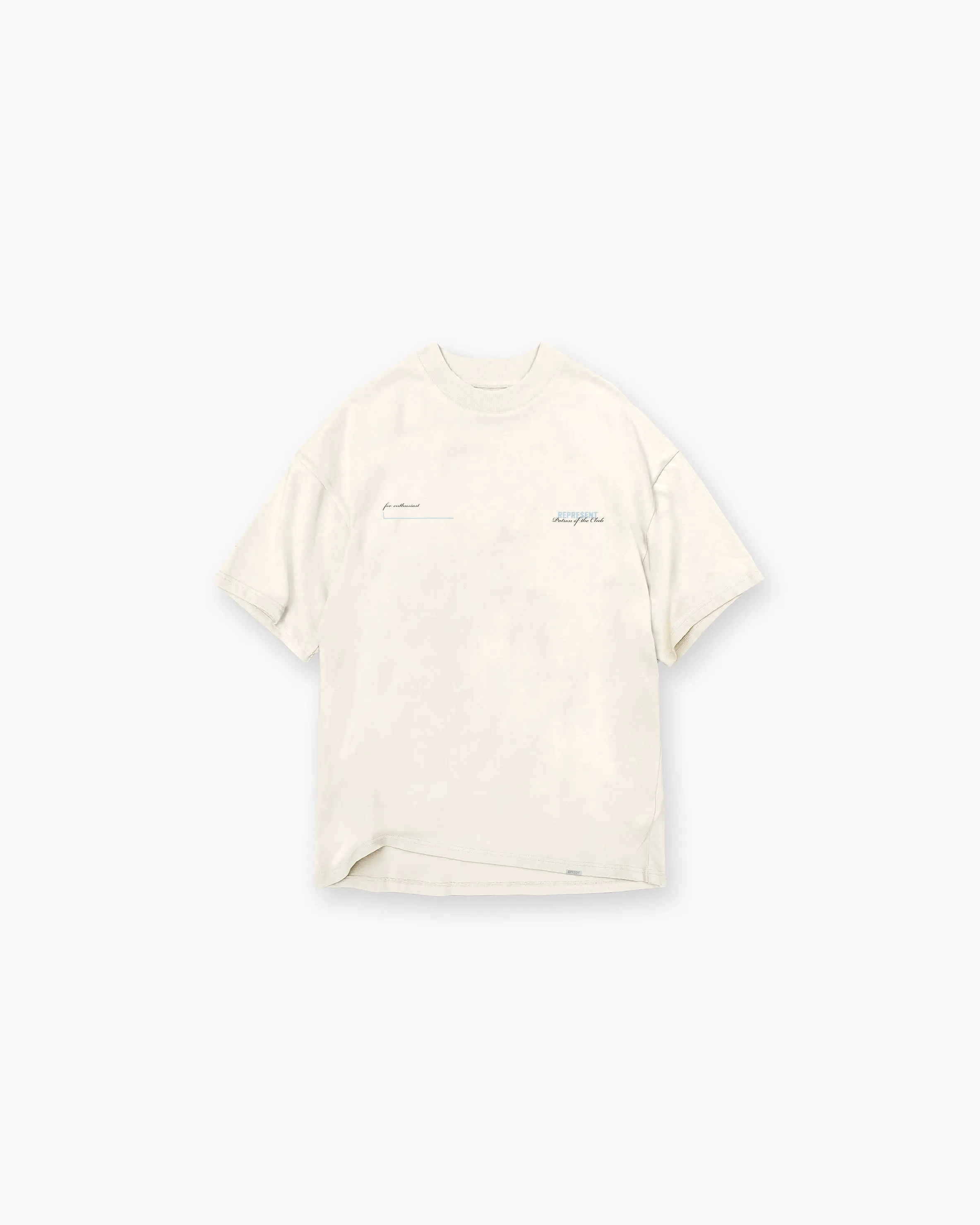 Patron Of The Club T-Shirt - Buttercream Powder Blue sold by Represent