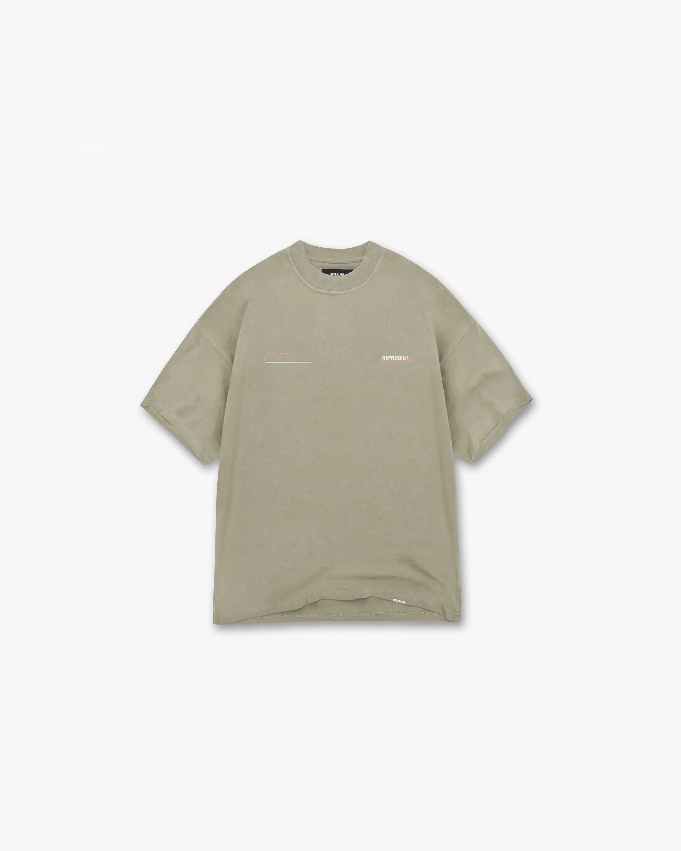 Patron Of The Club T-Shirt - Khaki Pink sold by Represent product image thumbnail 2