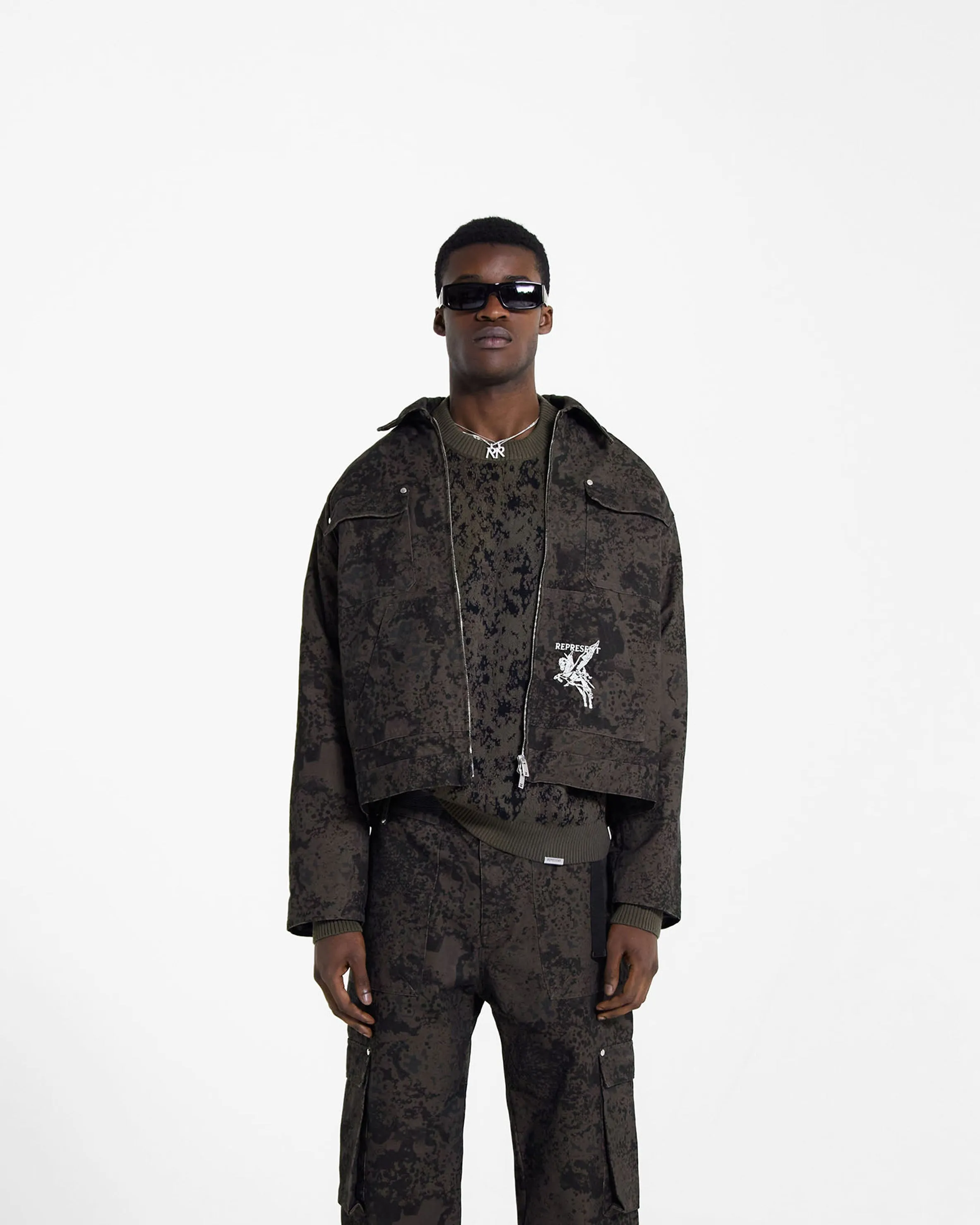 Utility Jacket - Camo sold by Represent product image thumbnail 3