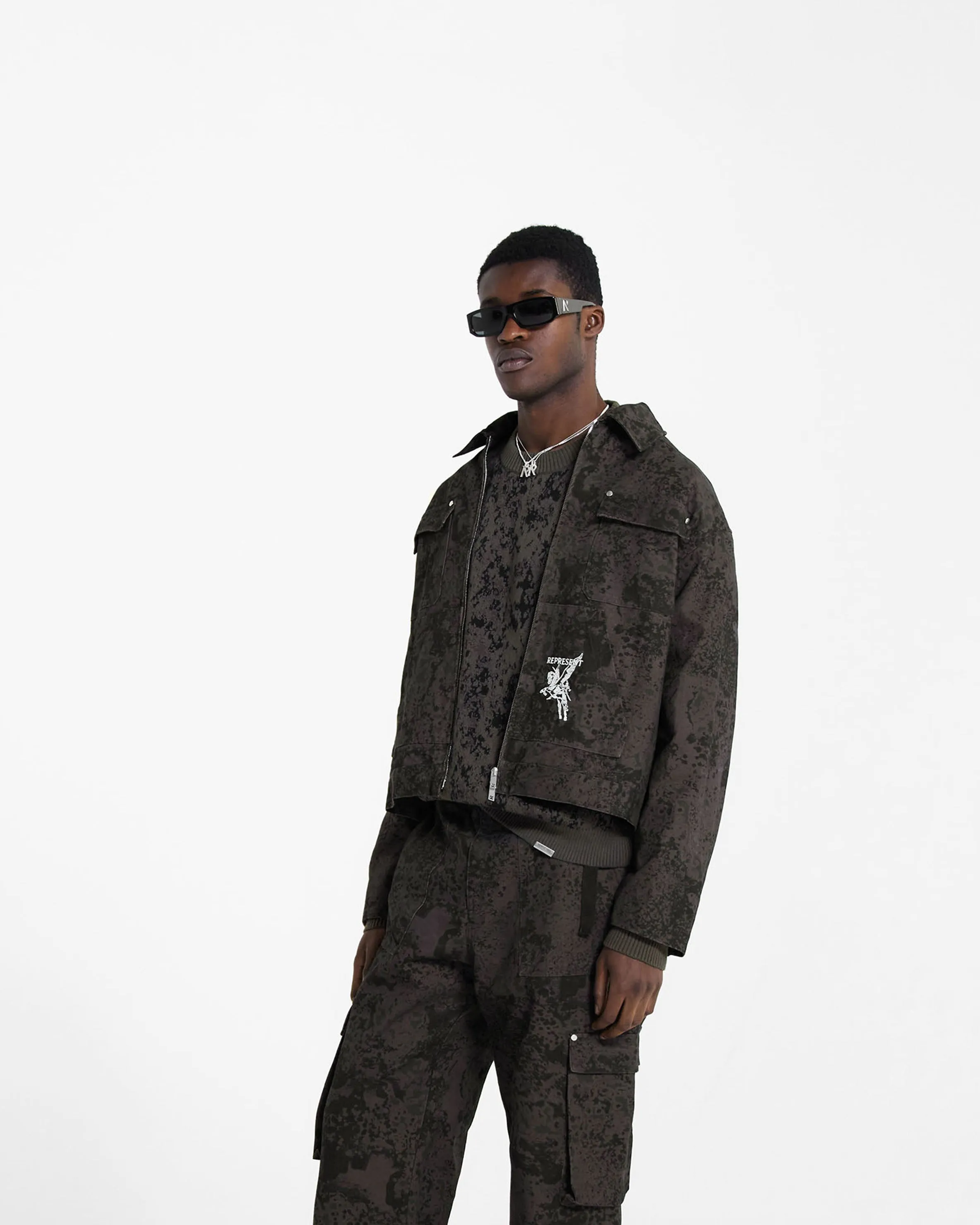 Utility Jacket - Camo sold by Represent product image thumbnail 4