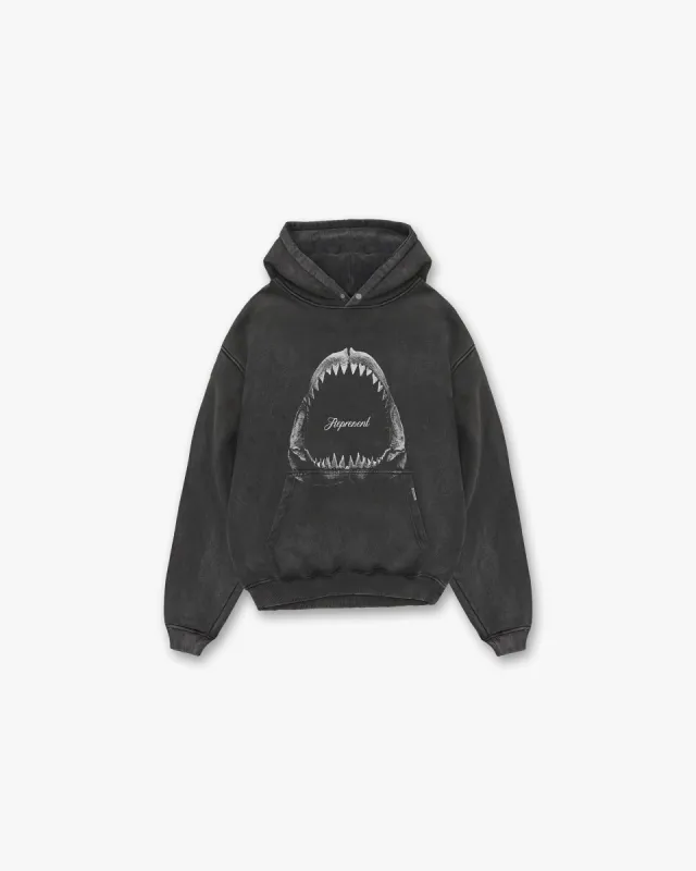 Shark Jaws Hoodie - Vintage Grey made by Represent