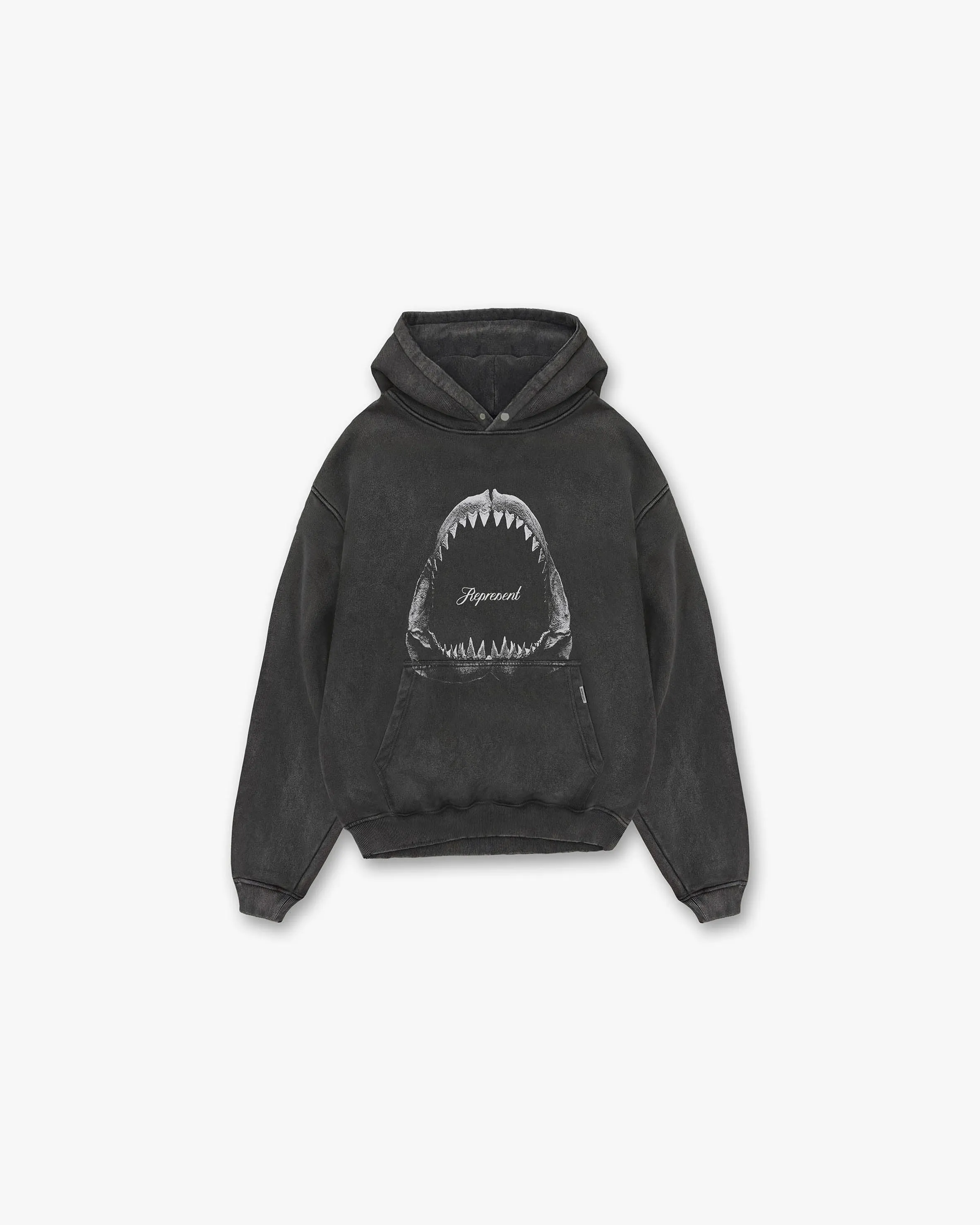 Shark Jaws Hoodie - Vintage Grey sold by Represent