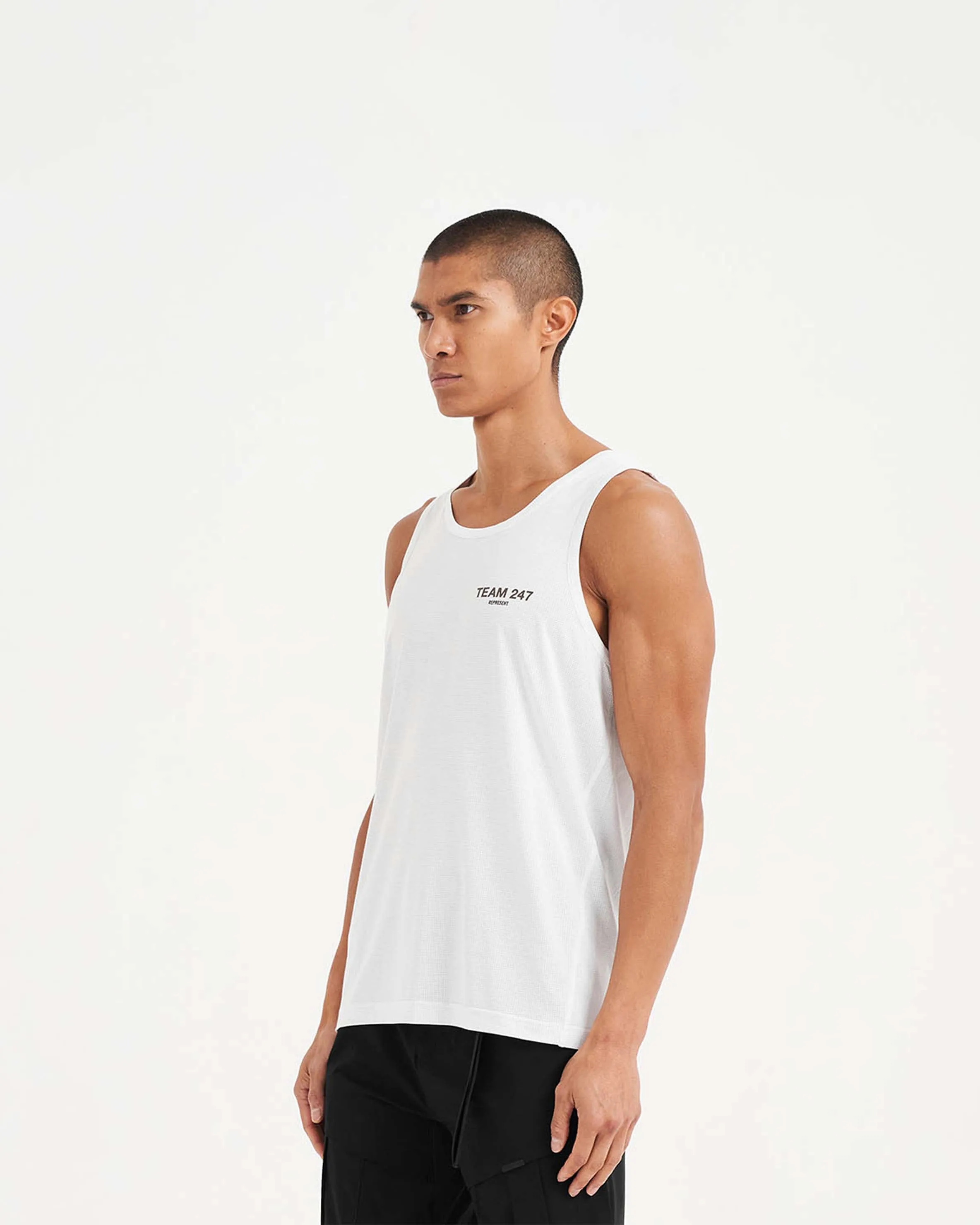 247 Team Run Vest - Flat White sold by Represent product image thumbnail 5