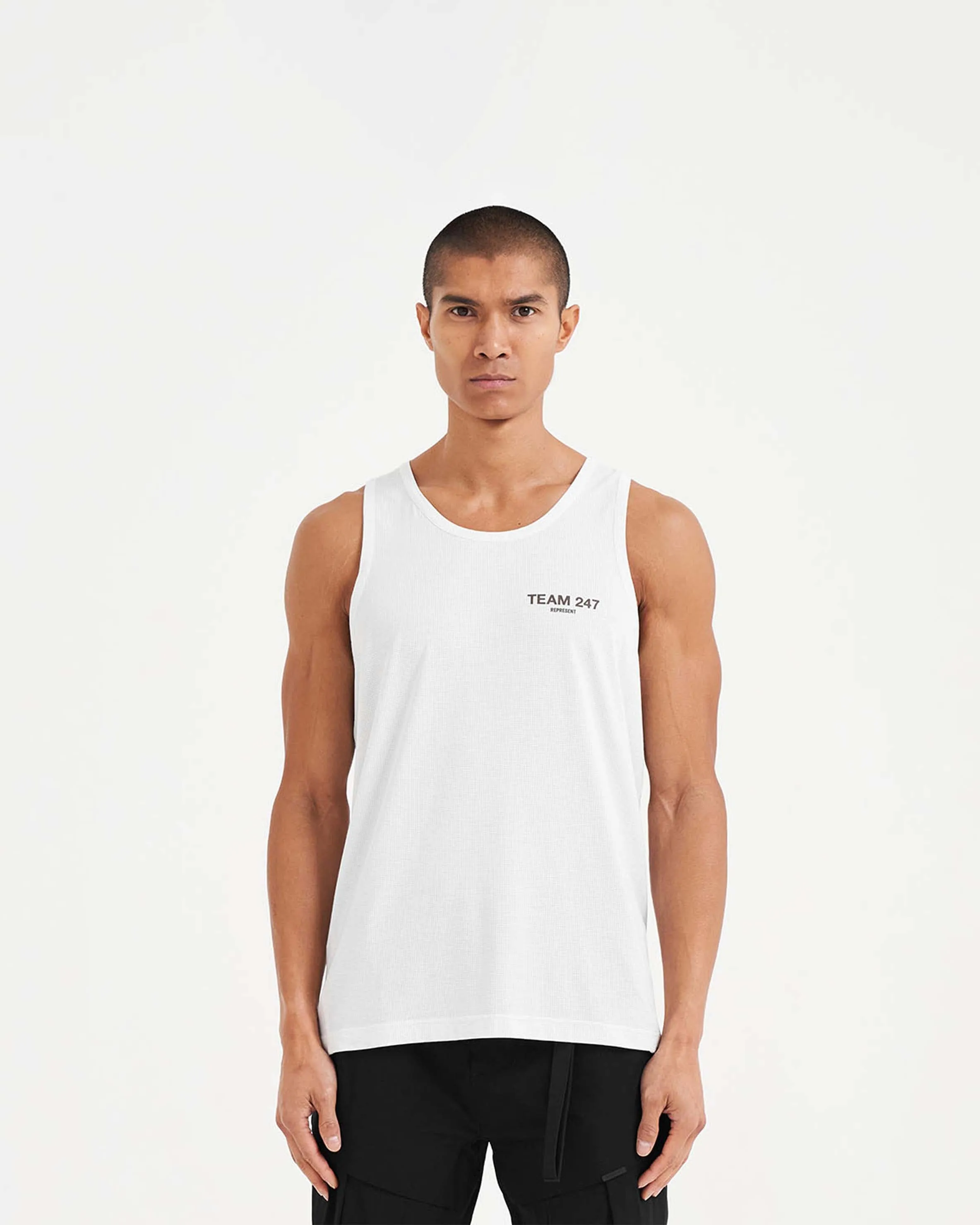 247 Team Run Vest - Flat White sold by Represent product image thumbnail 3