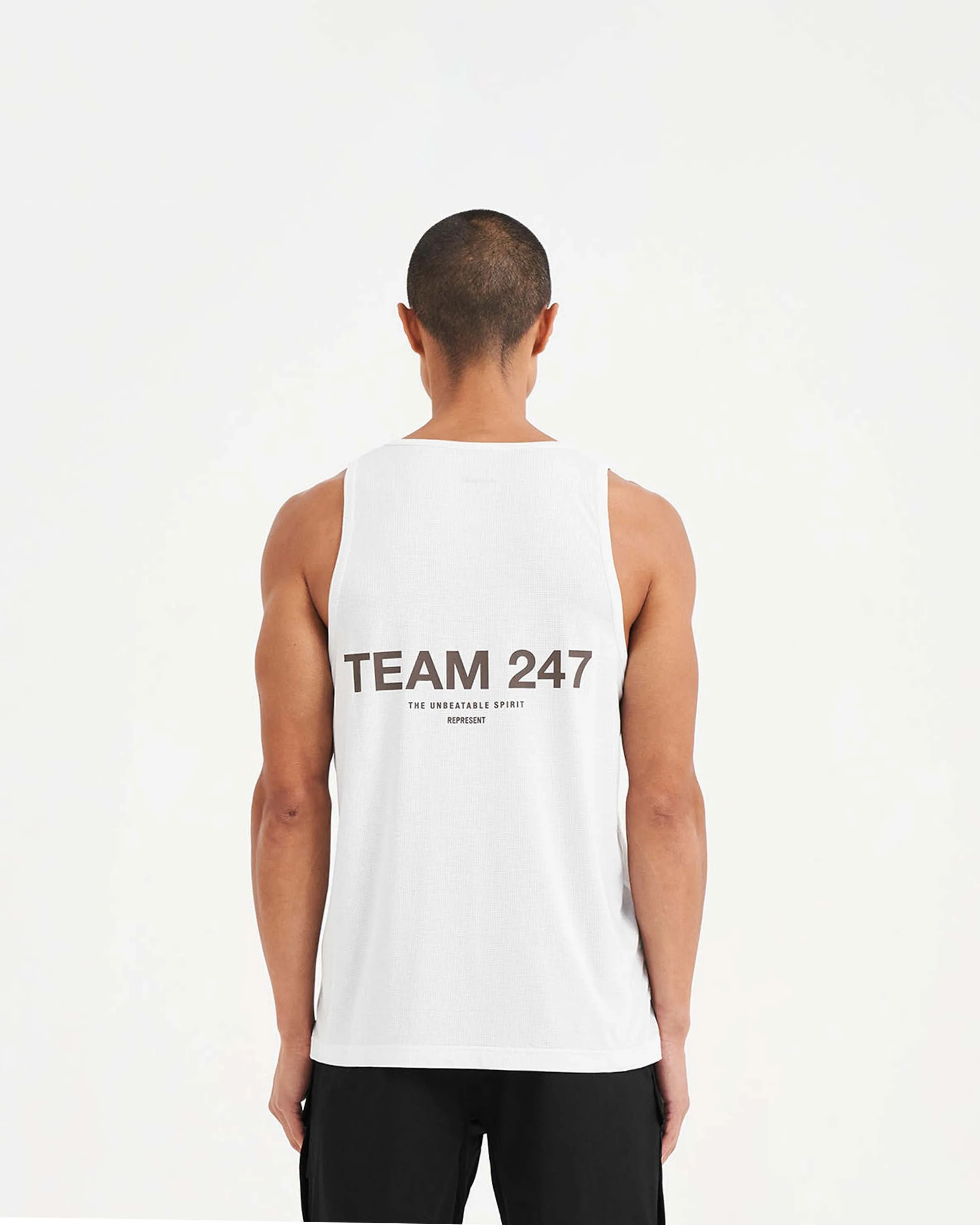 247 Team Run Vest - Flat White sold by Represent product image thumbnail 4
